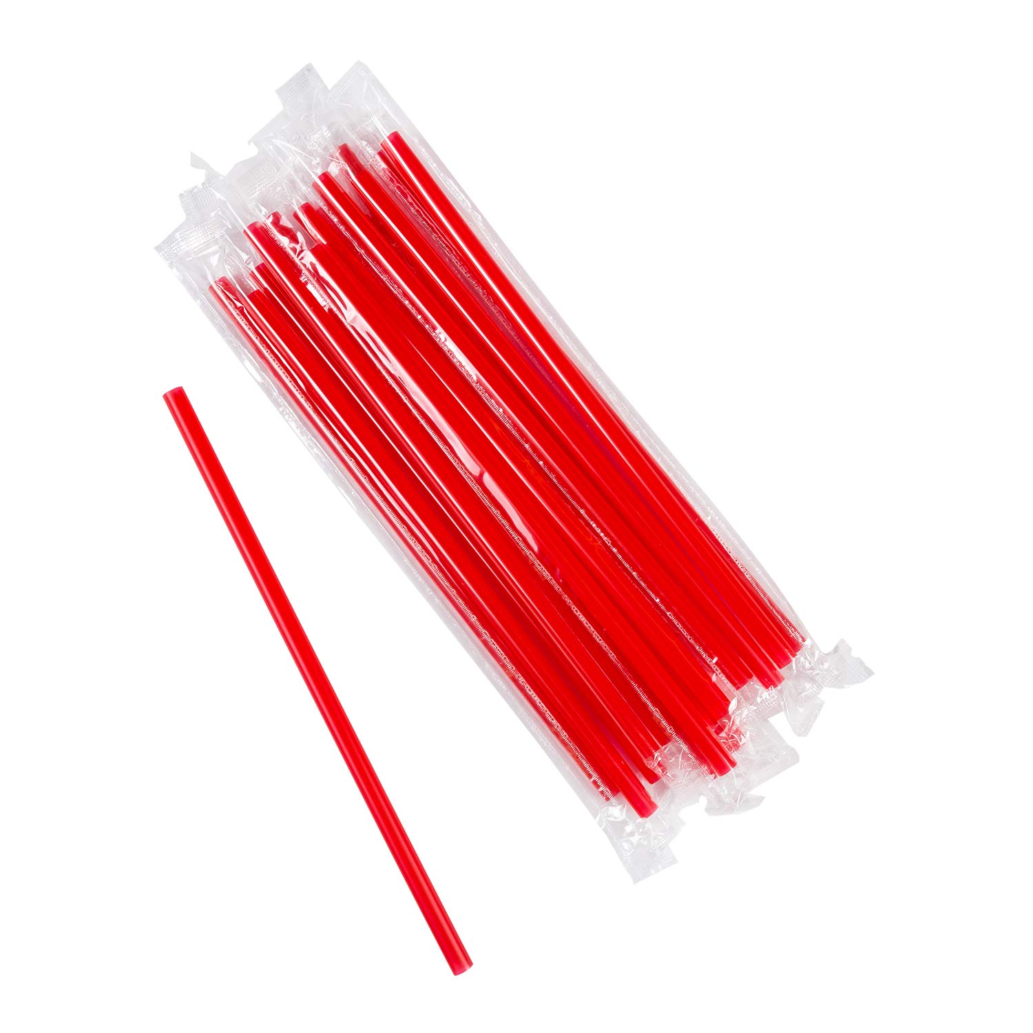 AmerCareRoyal Giant Plastic Straws - 9