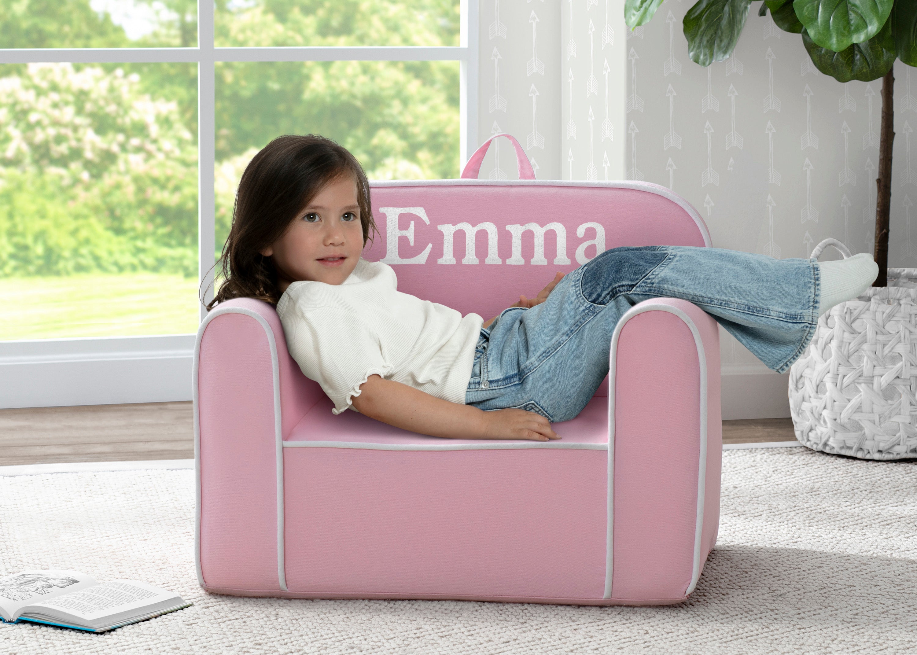 Personalized Cozee Kids Chair - Custom Name & Design, Soft & Comfortable for Reading, Gaming & Relaxing at Home