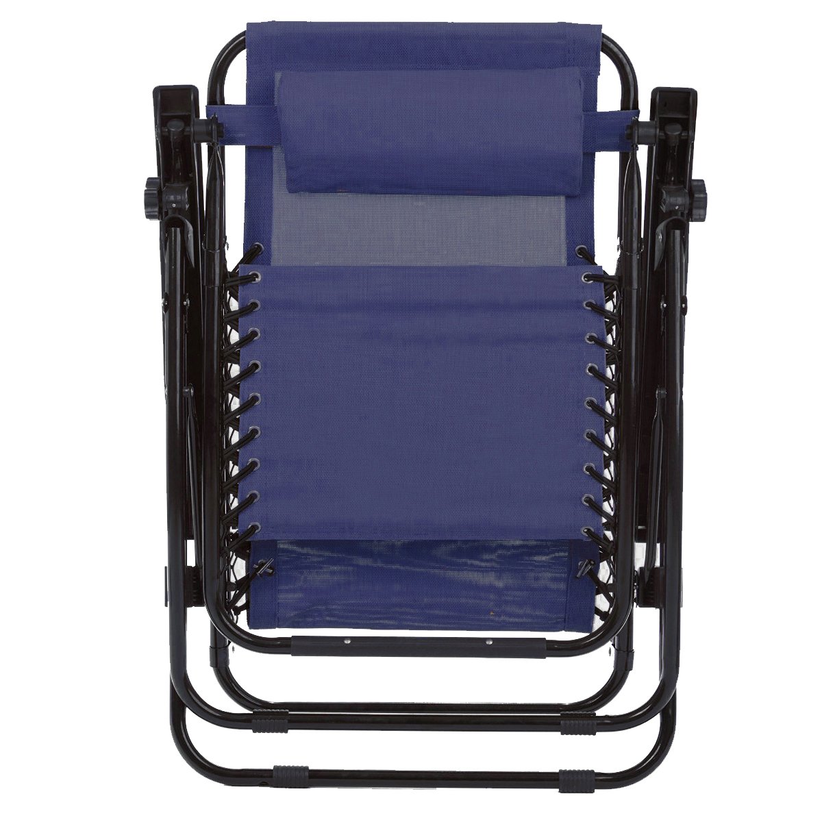 Zero Gravity Recliner Lounge Chair - 2 Pack Outdoor Patio Pool Chairs - Adjustable & Portable - Perfect for Backyard, Beach, Camping (Blue)