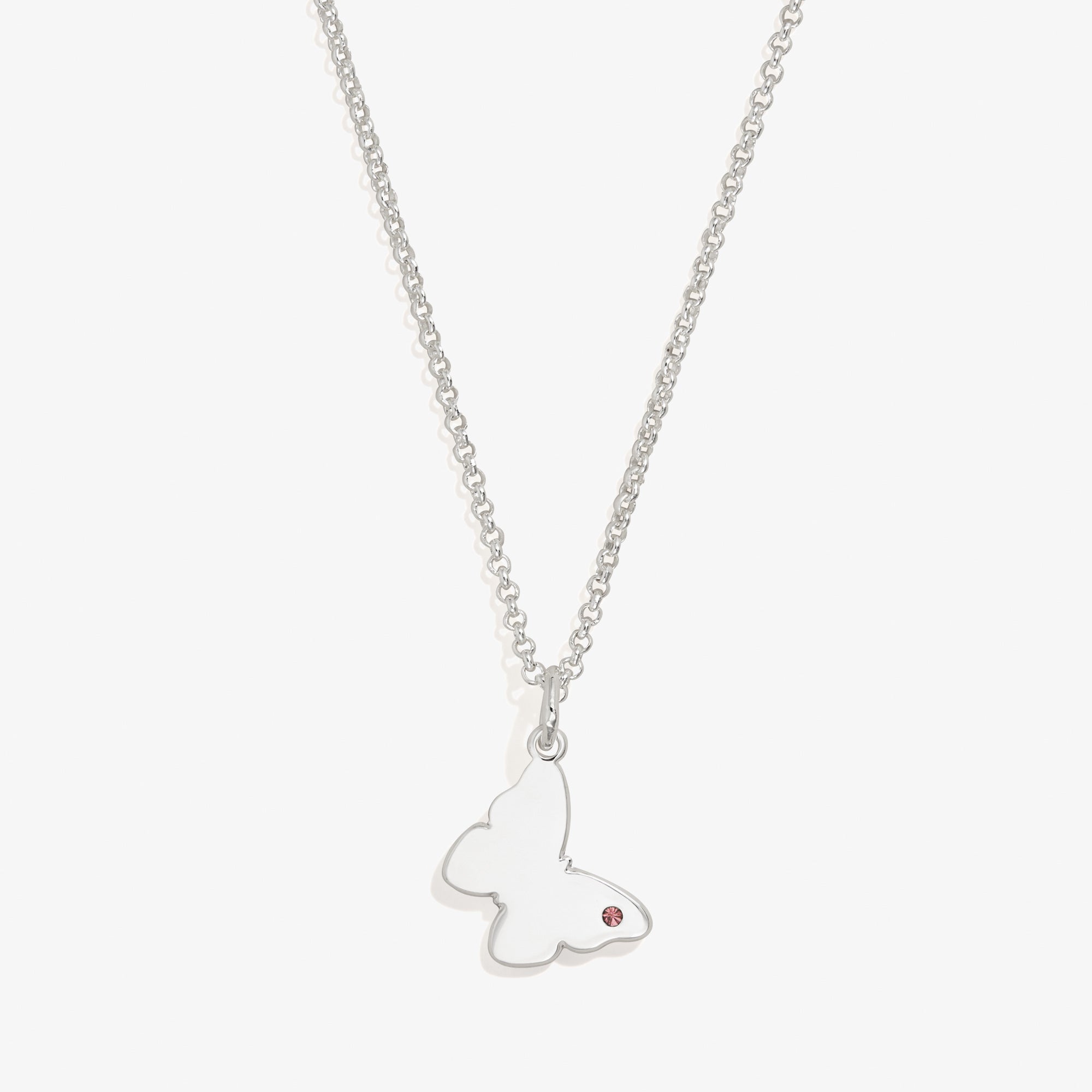 Butterfly Necklace for Women - 21 Inch Sterling Silver Dainty Pendant Jewelry - Perfect for Gifts, Parties & Everyday Wear