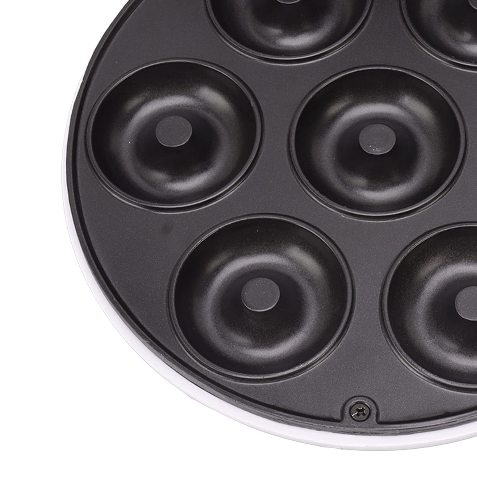 Electric Donut Maker Machine - Non-Stick, Makes 7 Donuts for Breakfast & Snacks