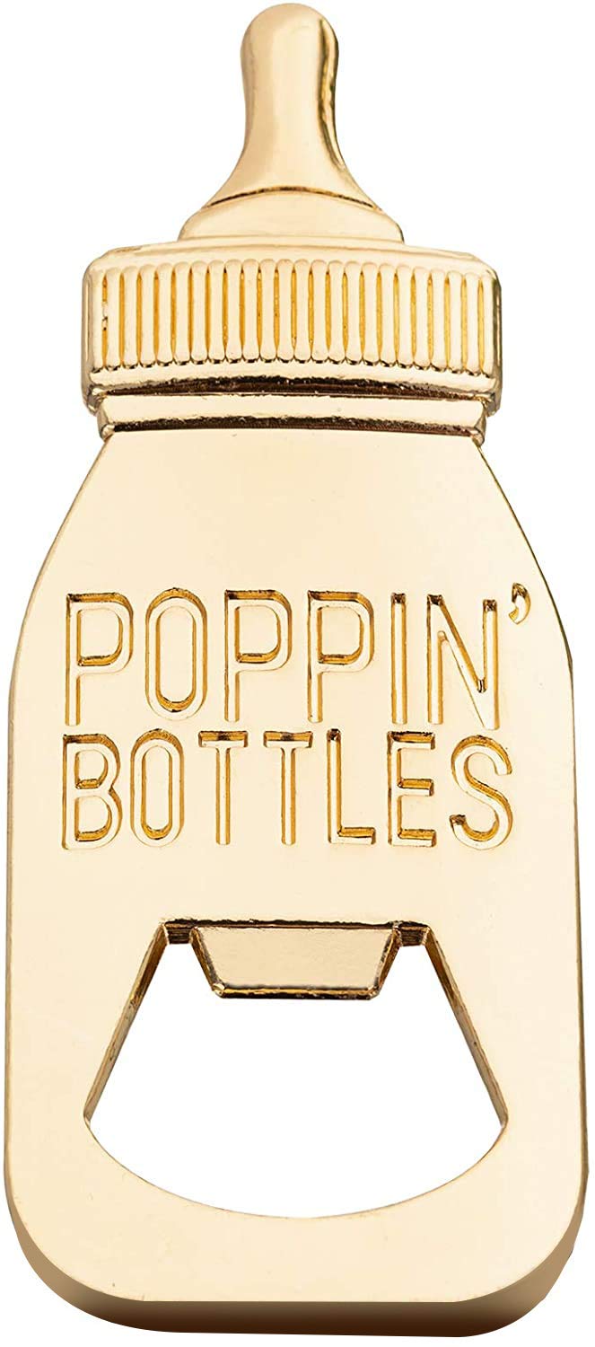 24 Pcs Pink Princess Baby Shower Favors - Gold Bottle Openers for Girls, Baby Shower Party Decorations & Guest Souvenirs - Perfect for Princess Theme Parties, Bridal Showers & Birthday Celebrations (Pink & Gold)