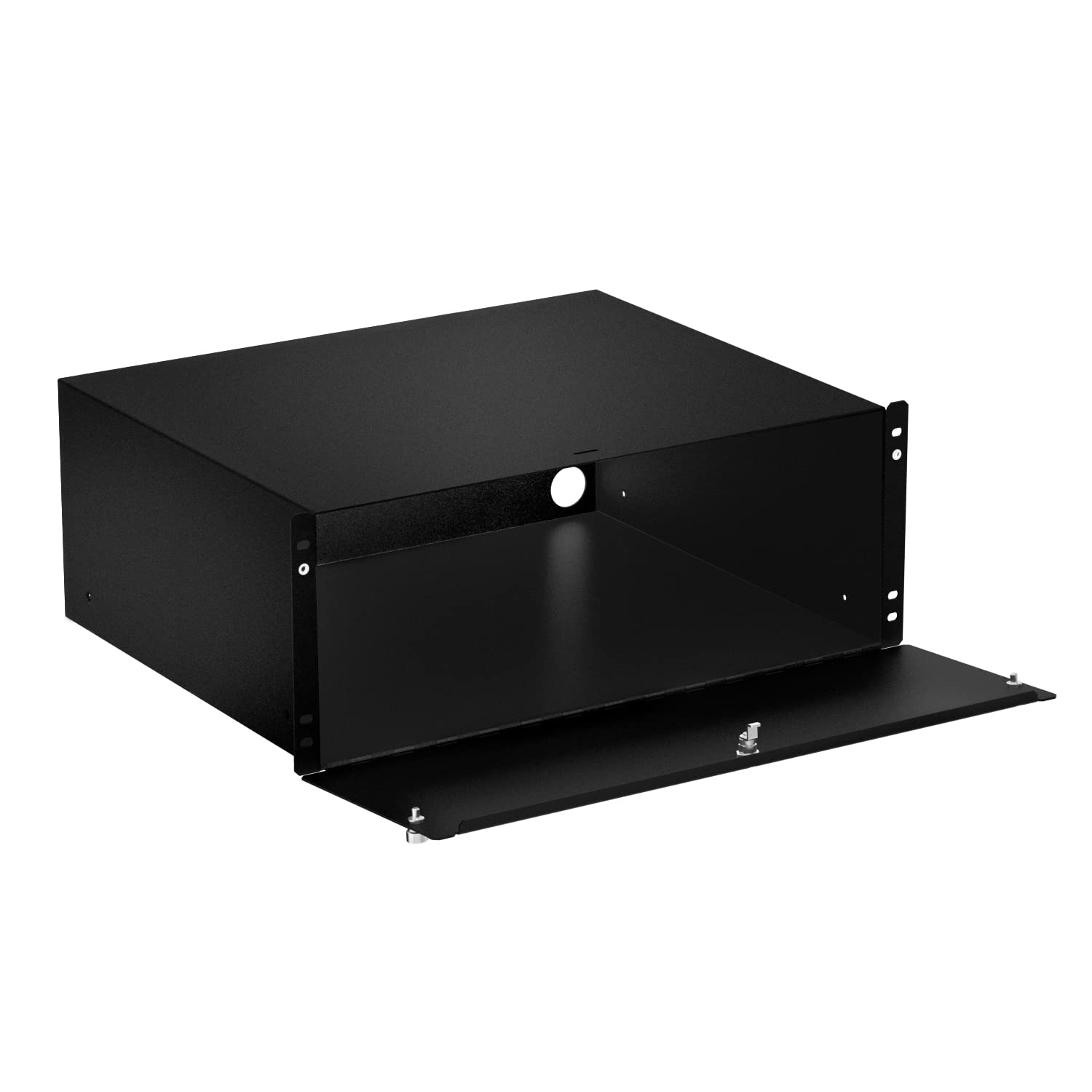 4U Lockable Rackmount Enclosure - Secure Server & Network Equipment Storage Case for Data Centers, IT Racks & AV Installations