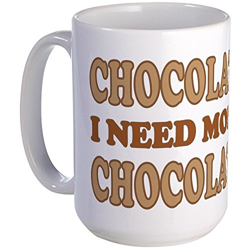 White - Chocolate Lover Large Mug