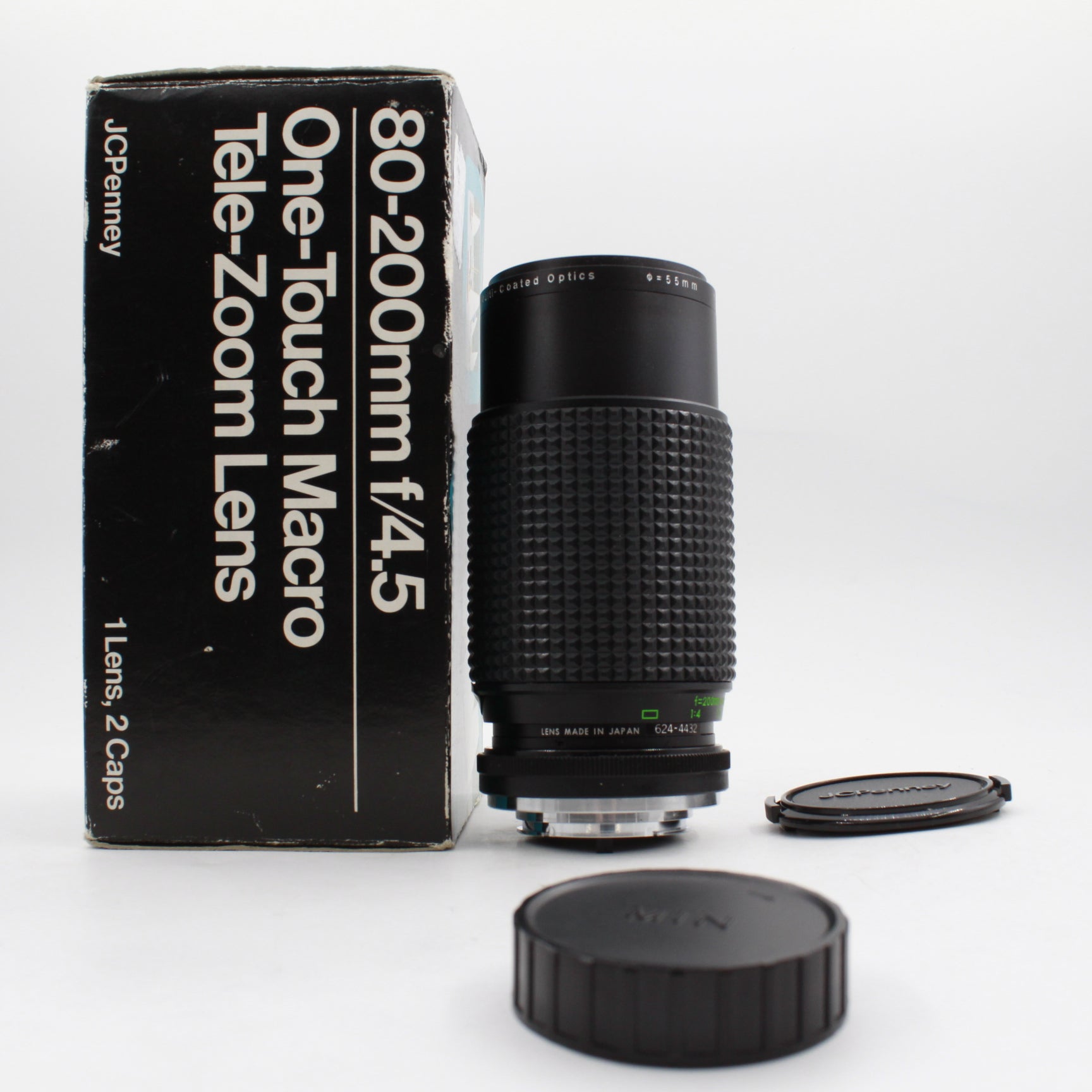 Used JCPenney 80-200mm f/4.5 Macro Zoom Lens - MD Mount for Minolta Bayonet Mount - Perfect for Vintage Camera Photography & Macro Shots
