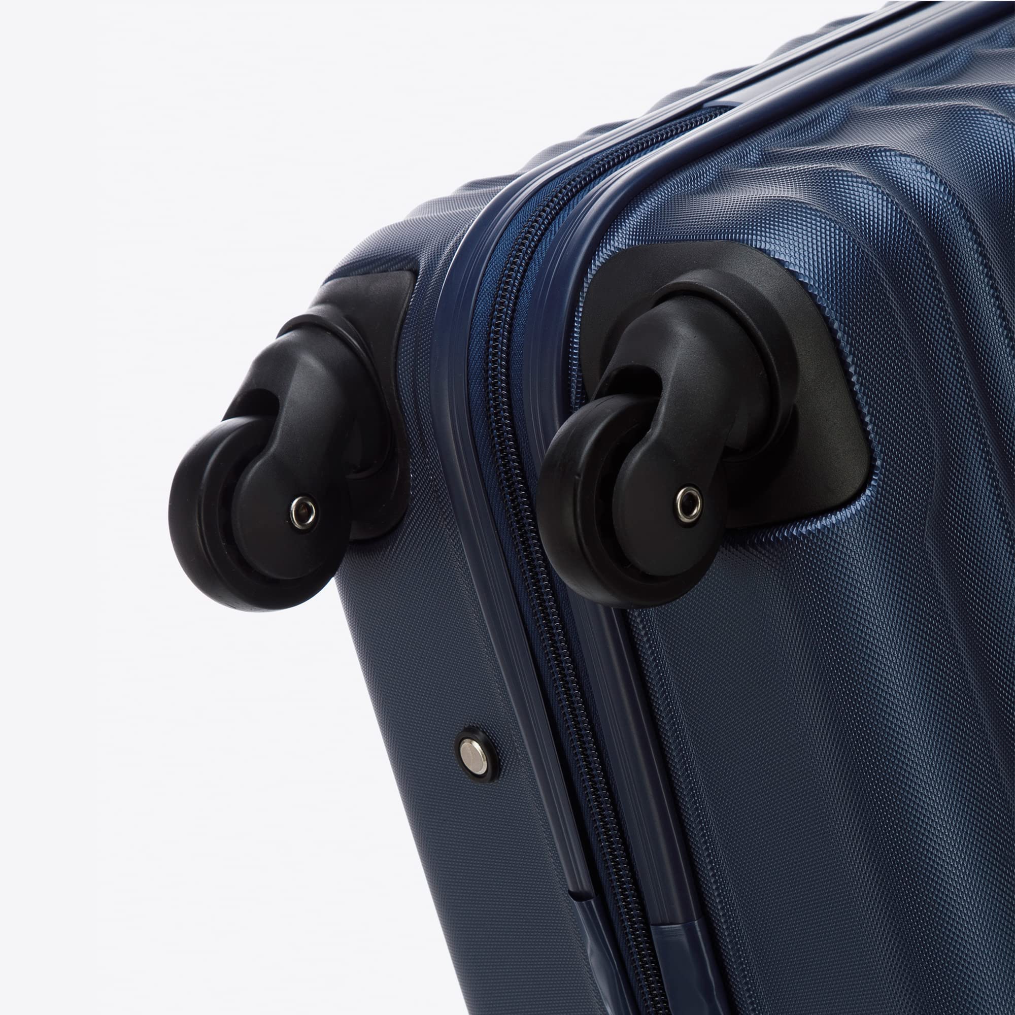 Premium Dark Blue Cabin Suitcase - Lightweight Carry-On Luggage for Air Travel, Weekend Getaways & Business Trips