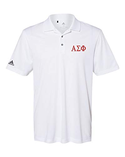 White / Red Letters