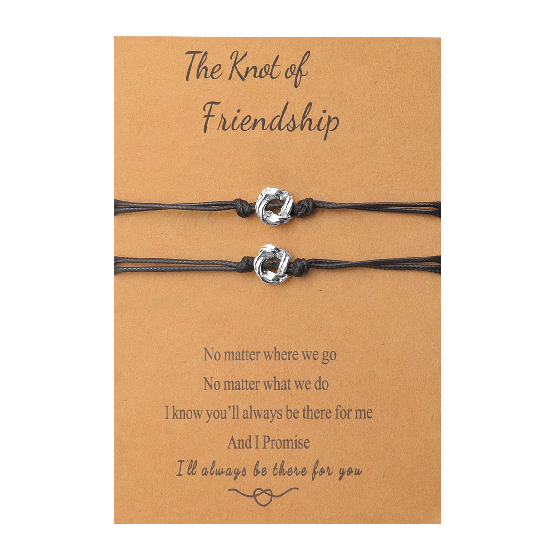 Best Friends Matching Bracelets Set - Long Distance Friendship Bracelets for Women & Girls, BFF Gifts for Birthday, Anniversary | Perfect for Couples, Sisters, Besties