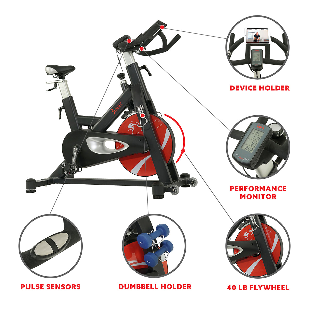 Evolution Pro II Magnetic Indoor Cycling Bike - Quiet & Smooth Home Exercise Bike for Cardio & Strength Training - Perfect for Home Gym, Apartment Workouts & Fitness Enthusiasts