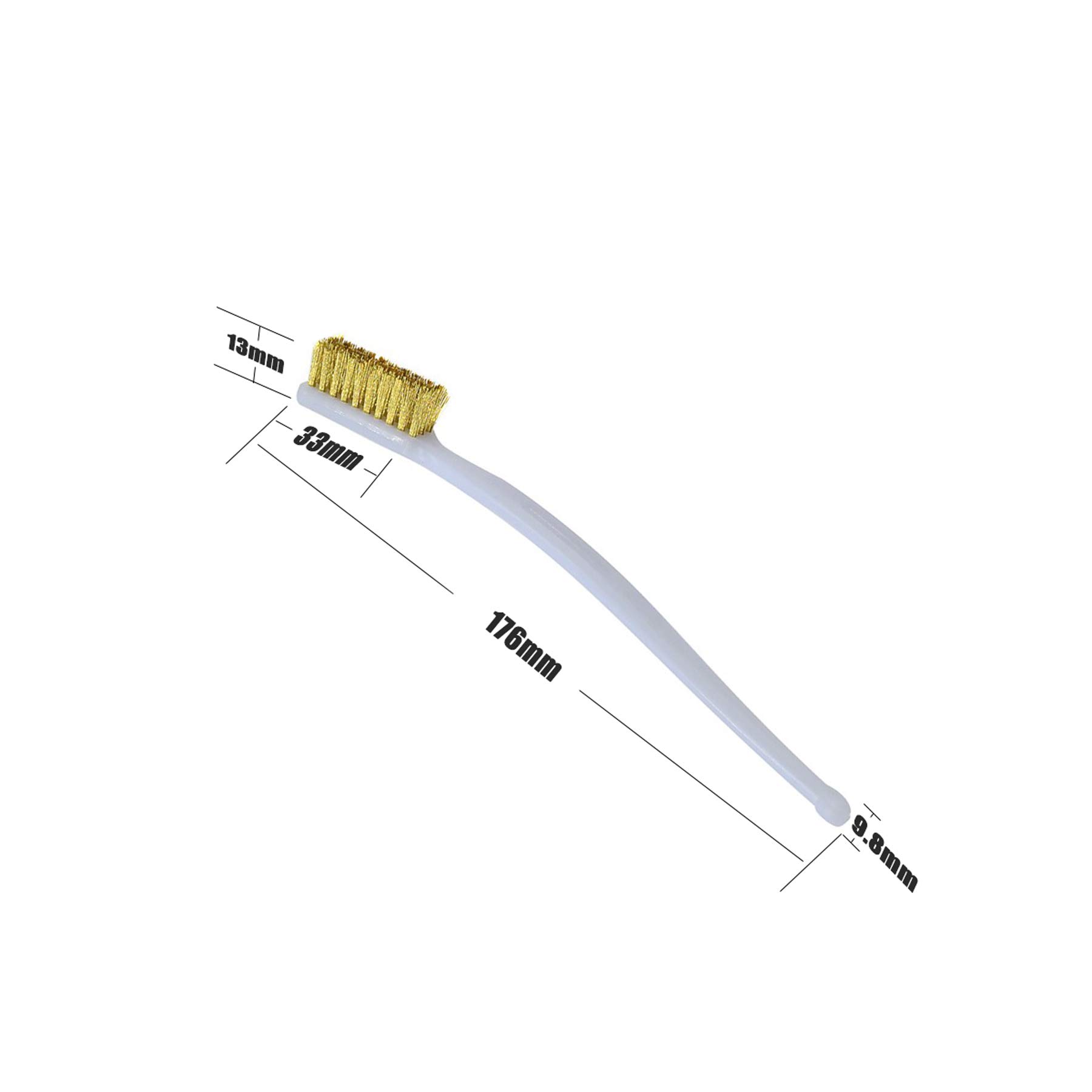 5PCS 3D Printer Nozzle Cleaner Kit - Copper Wire Brush & Toothbrush Style Tool for Hot Bed Cleaning - Perfect for Removing Filament Residue and Maintaining Print Quality (Ideal for PLA, ABS, PETG Filament Cleaning)