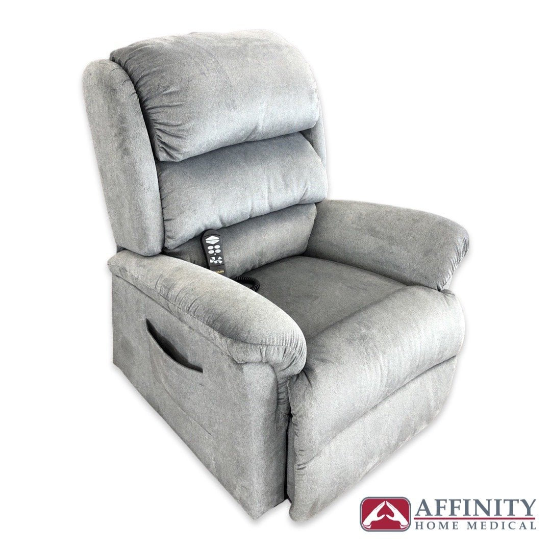 Relaxer PR 766 Recliner Chair with MaxiComfort Sterling Fabric & Adjustable Footrest - Perfect for Living Room, Home Theater, and Office Relaxation
