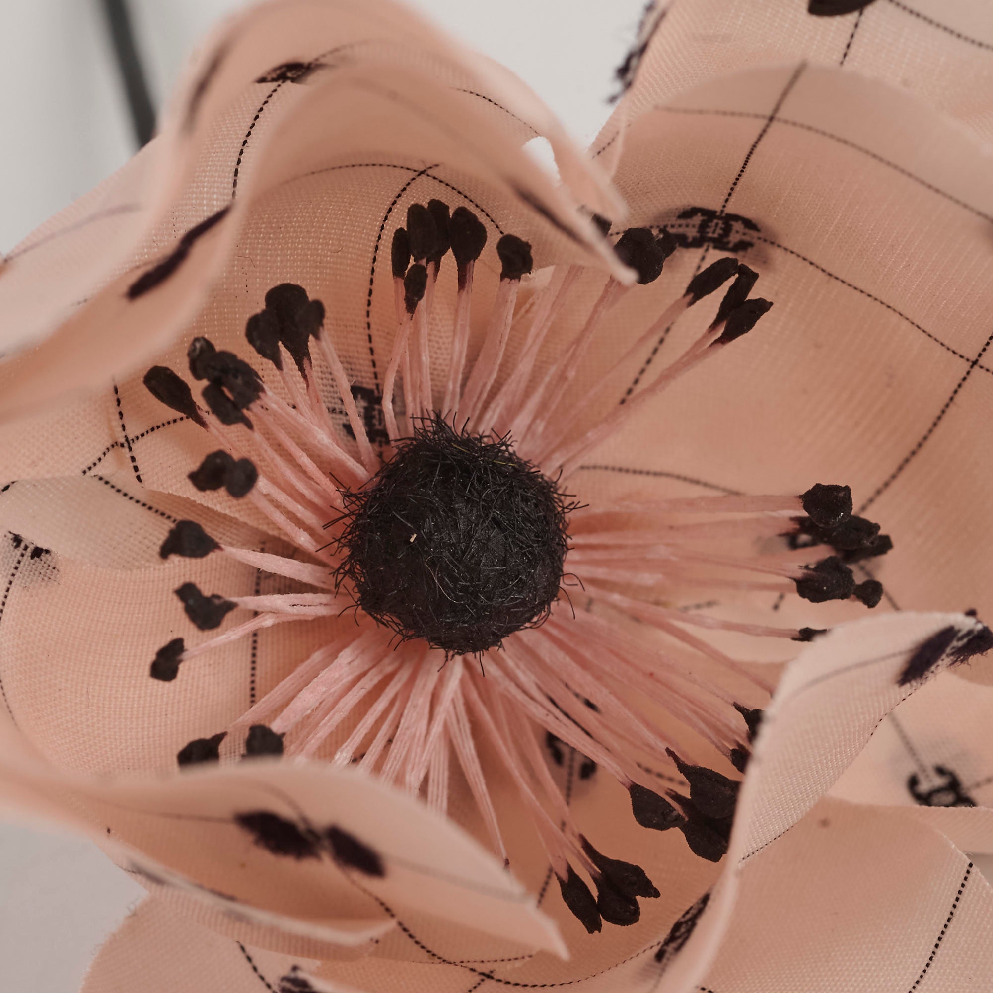 Chanel CC Flower Brooch in Dusty Pink - Elegant Fashion Accessory for Women, Perfect for Dresses, Jackets & Special Occasions