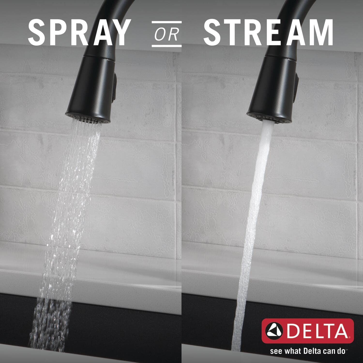Delta Faucet Westville Matte Black Kitchen Faucet with Pull Down Sprayer - Magnetic Docking Spray Head, Single Handle Commercial-Grade Sink Faucet (Model 9110-BL-DST) - Perfect for Modern Kitchens, Restaurants & Food Prep Areas