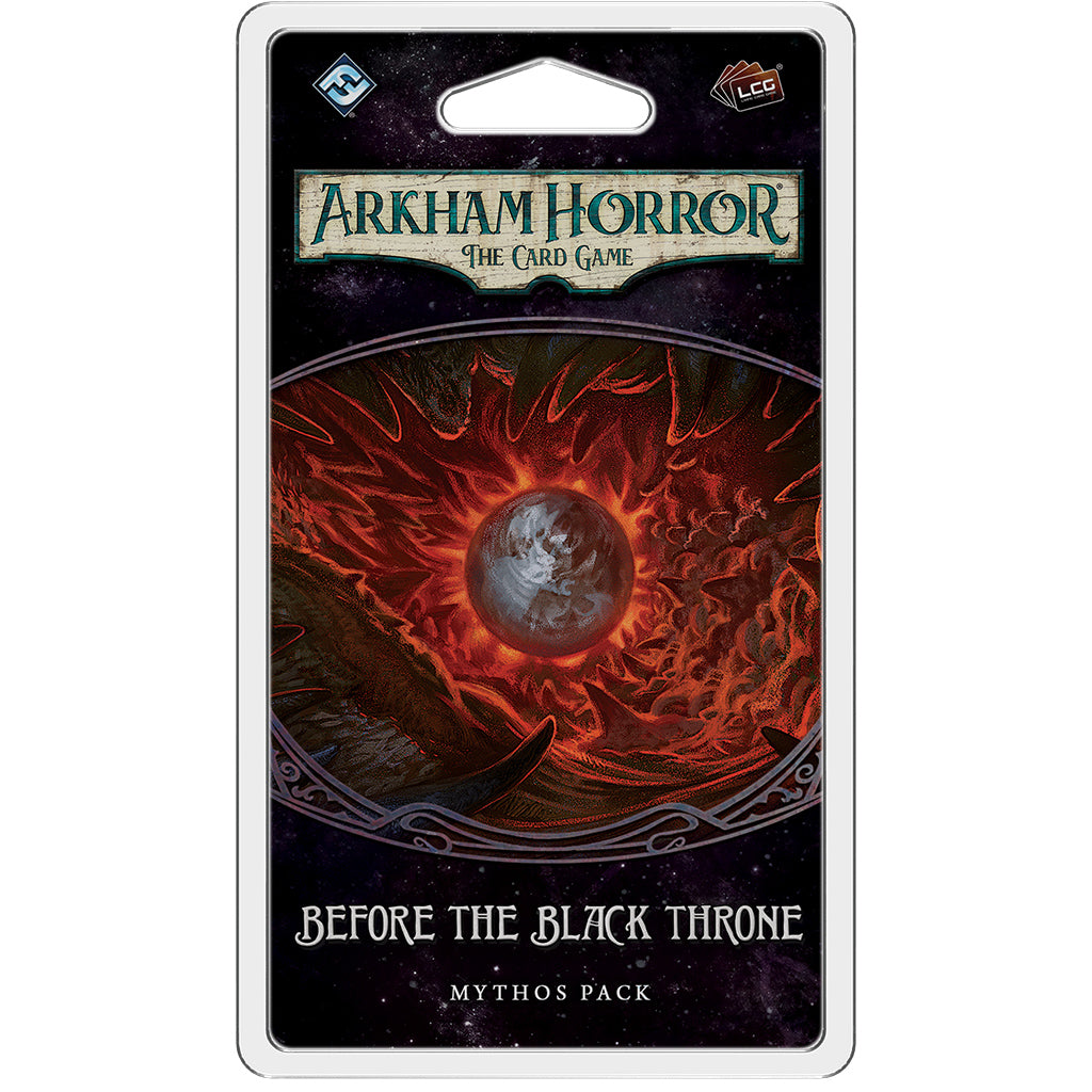 Arkham Horror LCG: Before the Black Throne Expansion - Horror Card Game for Adults | Lovecraftian Adventure Game Night | Perfect for Tabletop RPG & Board Game Enthusiasts