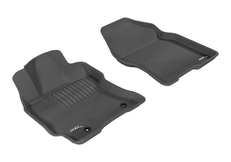 3D MAXpider Kagu Custom Fit Floor Mats for 2004-2009 Toyota Prius (1st Row) - Premium All-Weather Protection, Non-Slip Design - Perfect for Daily Commutes, Road Trips & Winter Driving