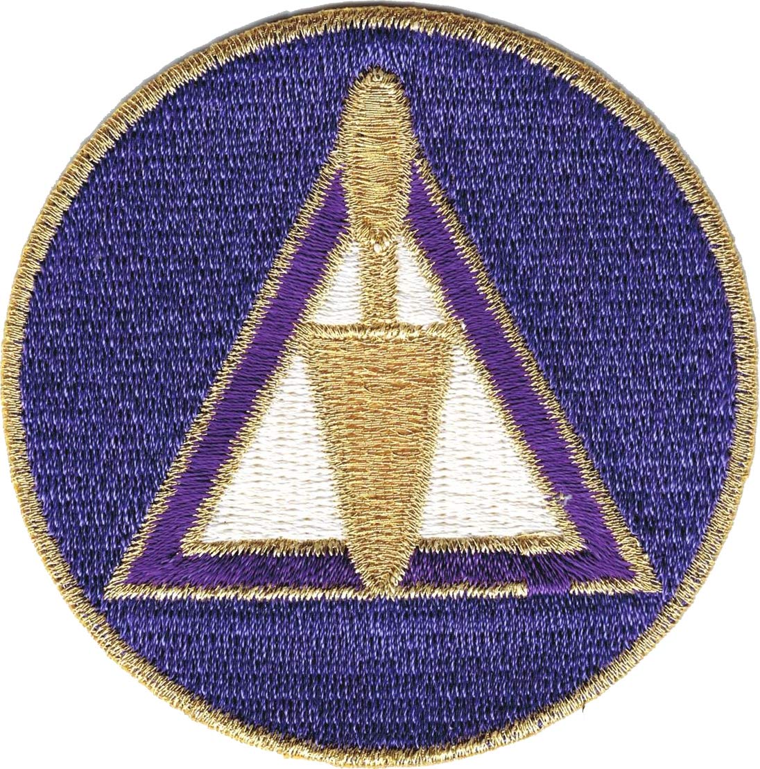 Mason Royal & Select Council Symbol Iron-On Patch - Purple 2.75 Inch Embroidered Badge for Jackets, Vests & Backpacks - Perfect for Freemason Gifts & DIY Crafts