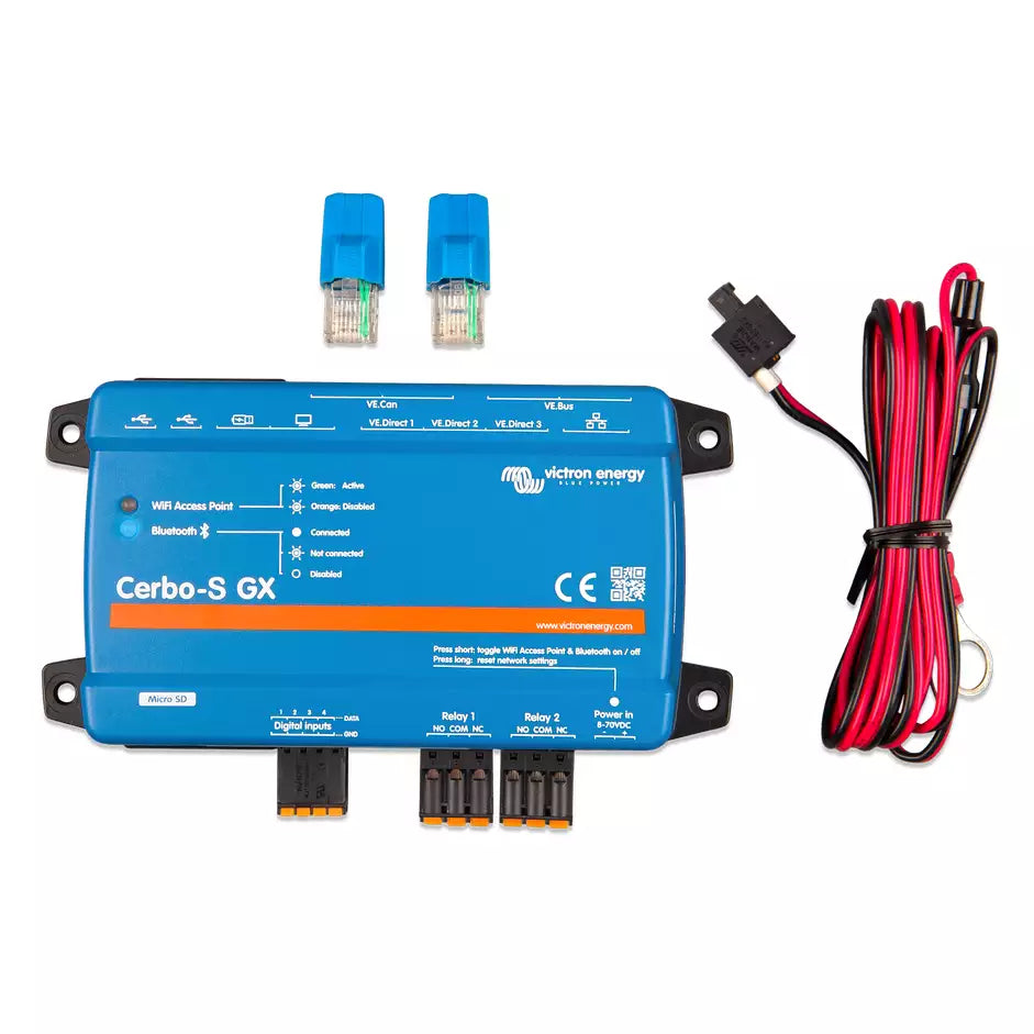 Victron Cerbo GX MK2, GX and S GX - Smart Energy Monitoring System for Solar & Marine Applications | Remote Monitoring & Control Device for Off-Grid Power Systems