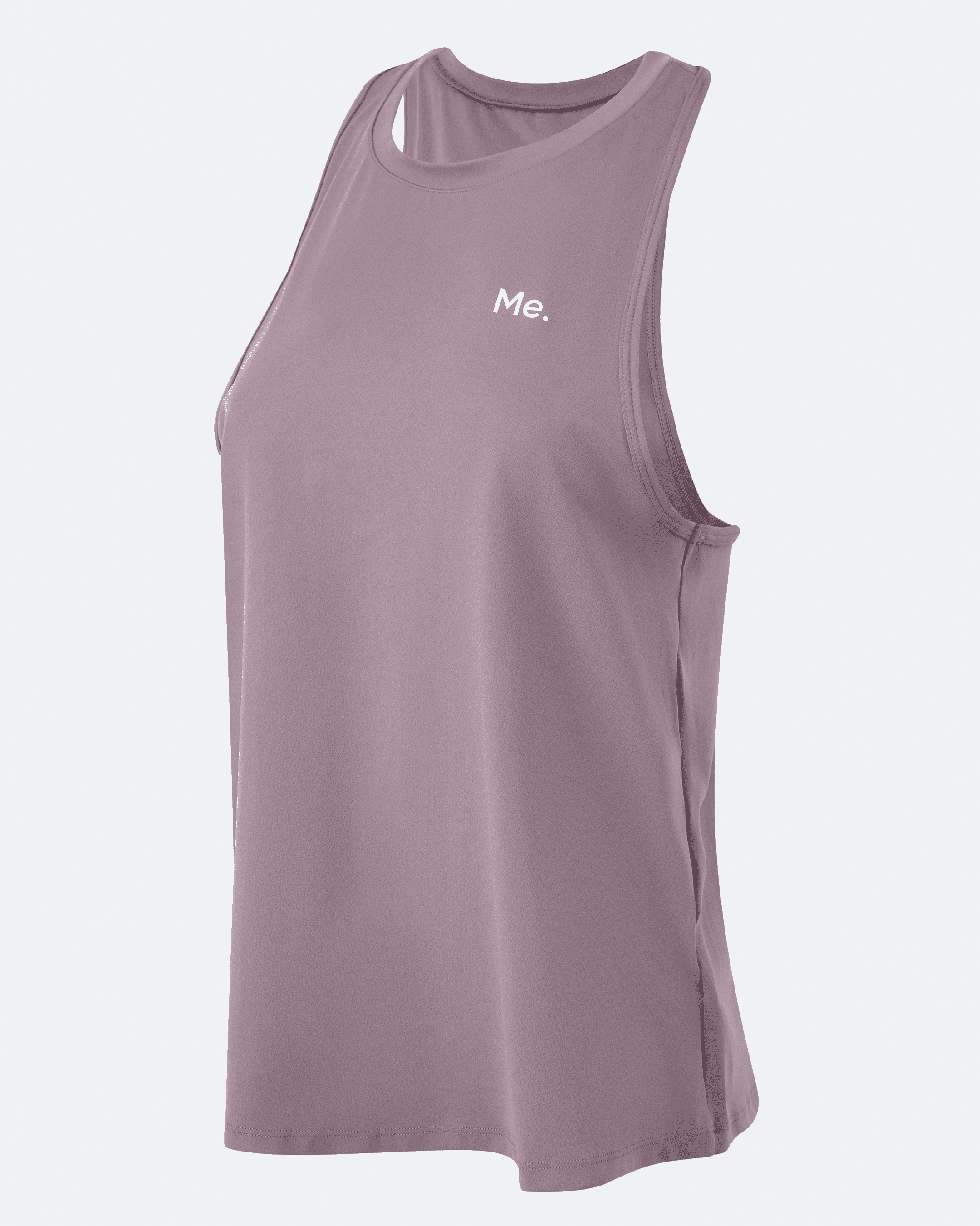 Women's Dusty Pink Tank Top - Soft Cotton Sleeveless Shirt for Summer, Casual Wear, Gym & Layering