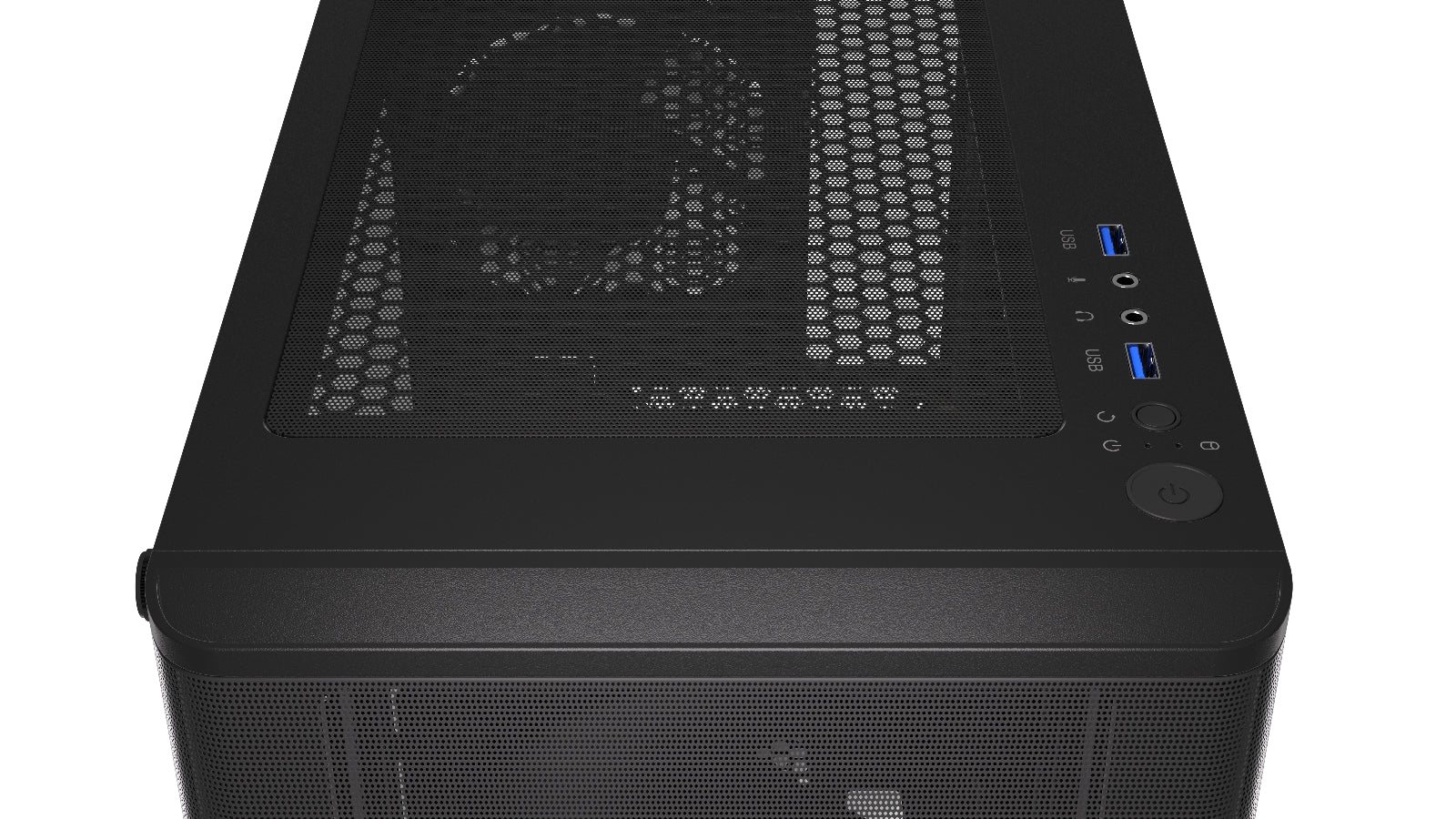 Endorfy Ventum 200 Air ATX Mid Tower PC Gaming Case - High Airflow, Tempered Glass Side Panel, RGB Lighting (EY2A002) - Perfect for Gaming Rigs & Workstation Builds