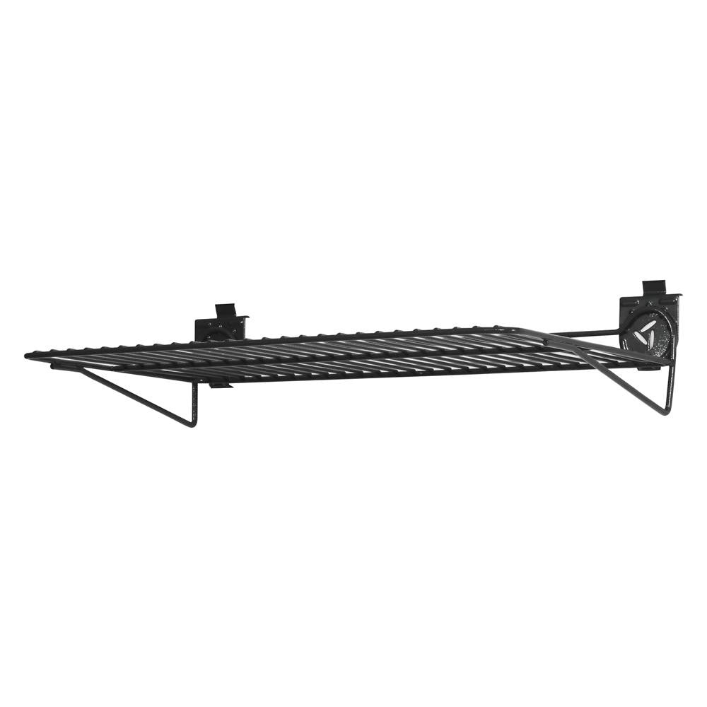 24 Wire Shelves (4-Pack) - Heavy Duty Granite Wall Mounted Storage Rack for Kitchen, Bathroom & Garage Organization