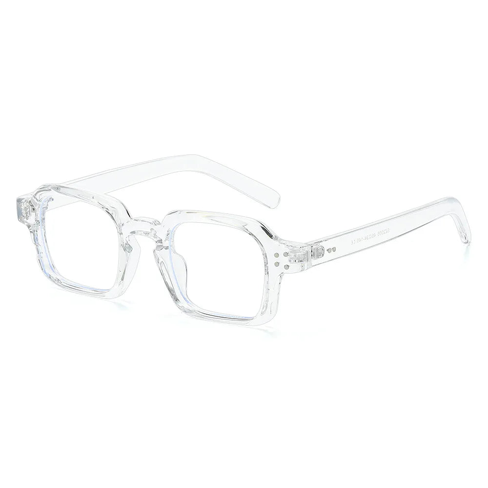 CCspace Women's Full Rim Square Polycarbonate Reading Glasses R57197 - Lightweight Blue Light Blocking Readers for Computer Work, Reading & Office Use