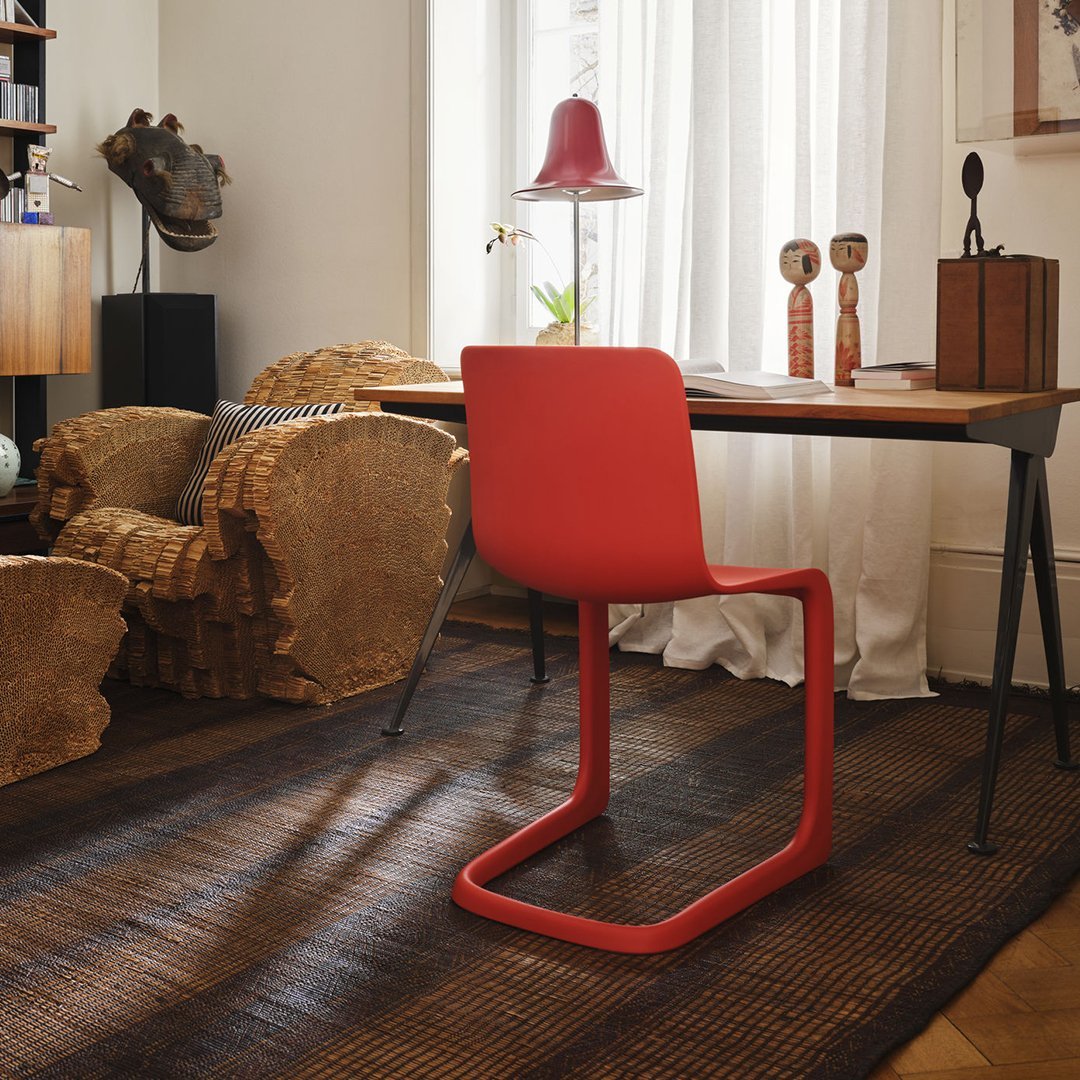Vitra Evo C Chair by Jasper Morrison - Modern Ergonomic Dining Chair for Home & Office Use