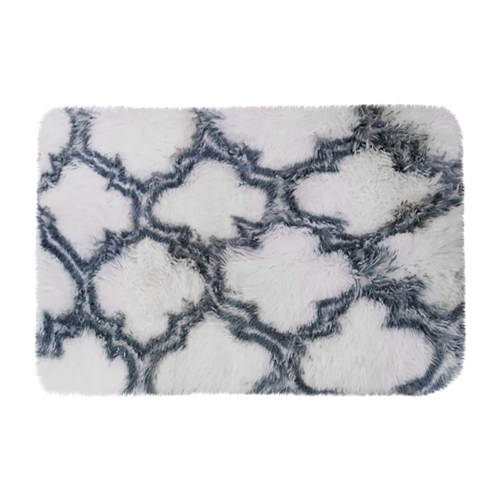 8#EG Soft Anti-Skid Shaggy Area Rug - Non-Slip Plush Carpet for Dining Room, Living Room, Bedroom - Cozy Floor Mat for Home Decor & Kids Play Area