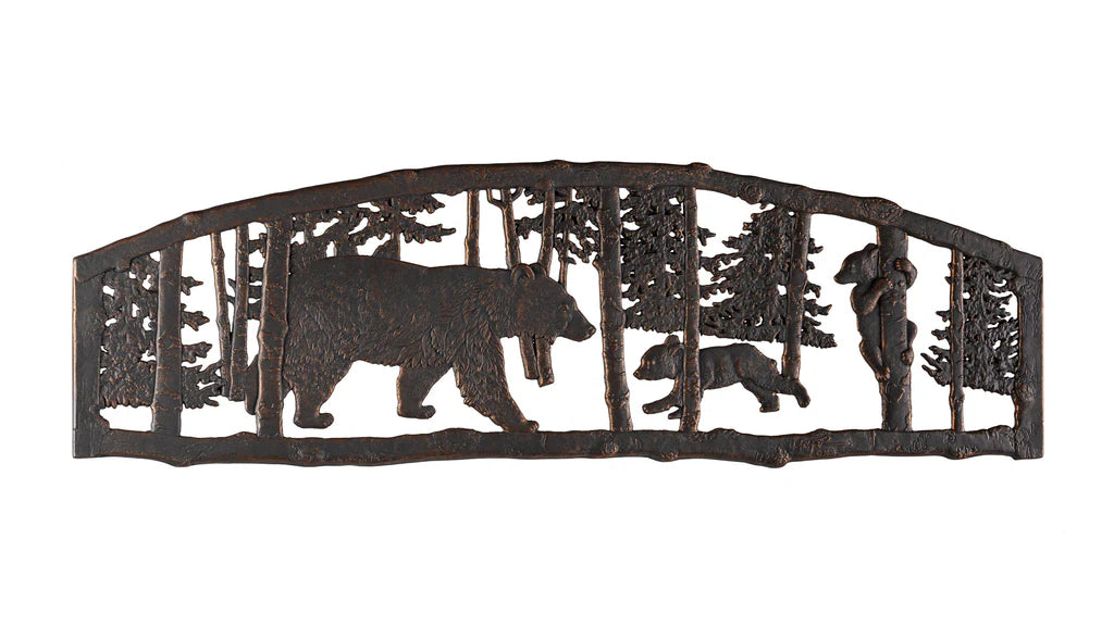 Outdoor Bear Glider Bench - Heavy Duty Rocking Garden Bench for Patio, Porch & Backyard - Perfect for Relaxing, Swinging & Enjoying Nature
