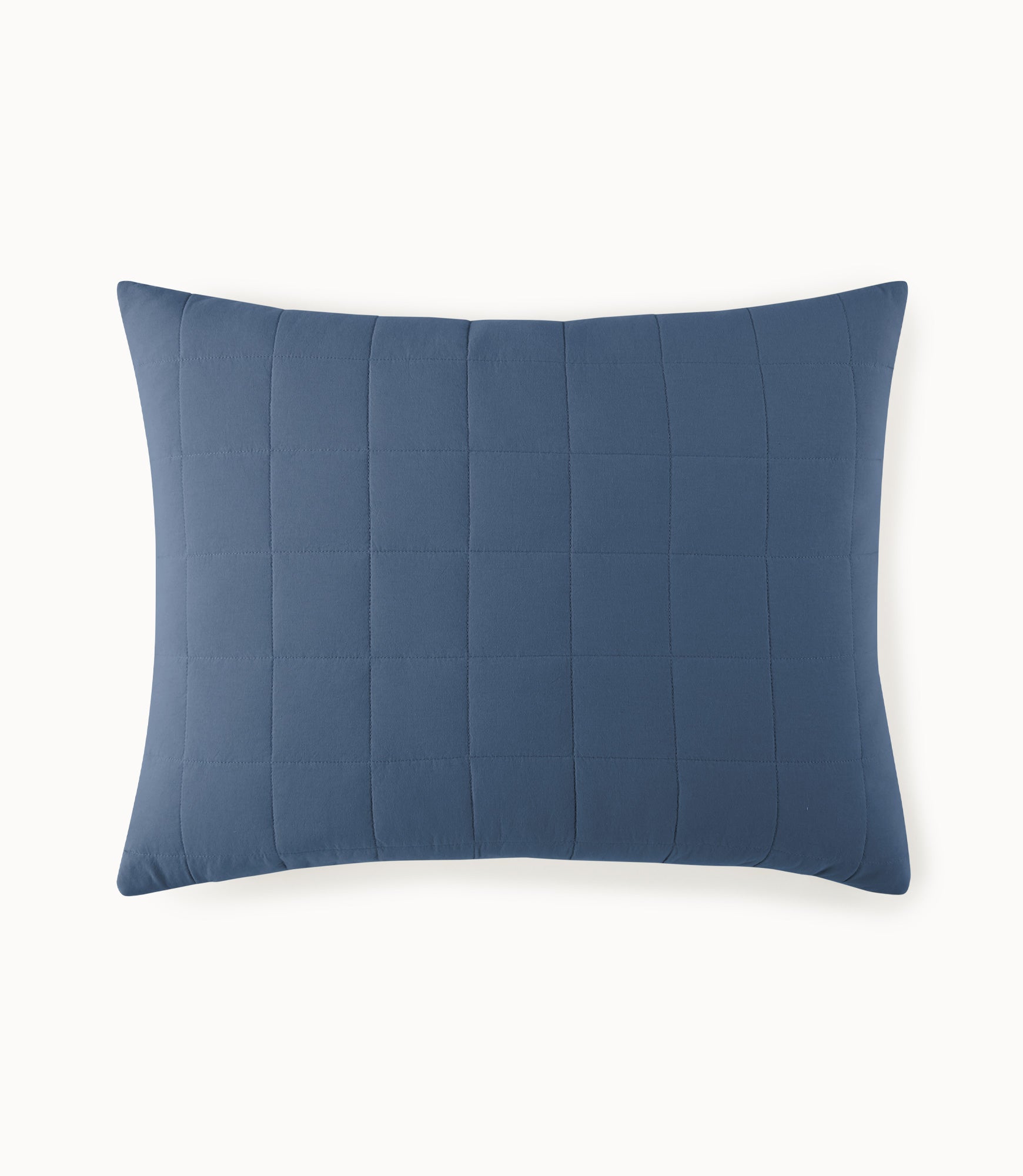 4-Pack Square Quilted Pillow Shams - Soft Bedroom Decor for Queen/King Size Beds - Perfect for Home, Hotel, and Guest Room Styling