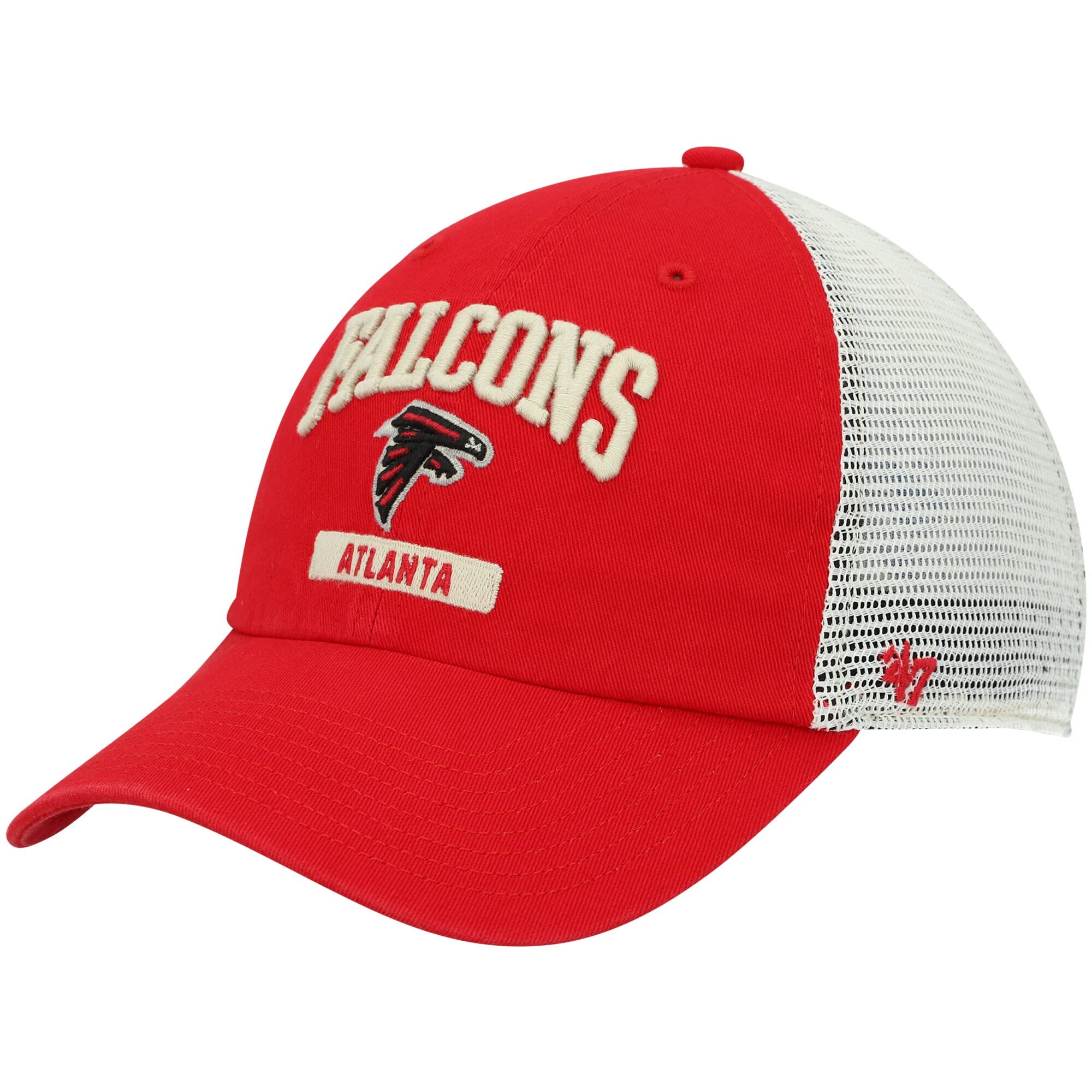 47 Men's NFL Morgantown Trucker Clean Up Snapback Hat - Adjustable Vintage Baseball Cap for Football Fans - Perfect for Game Day, Tailgating & Casual Wear