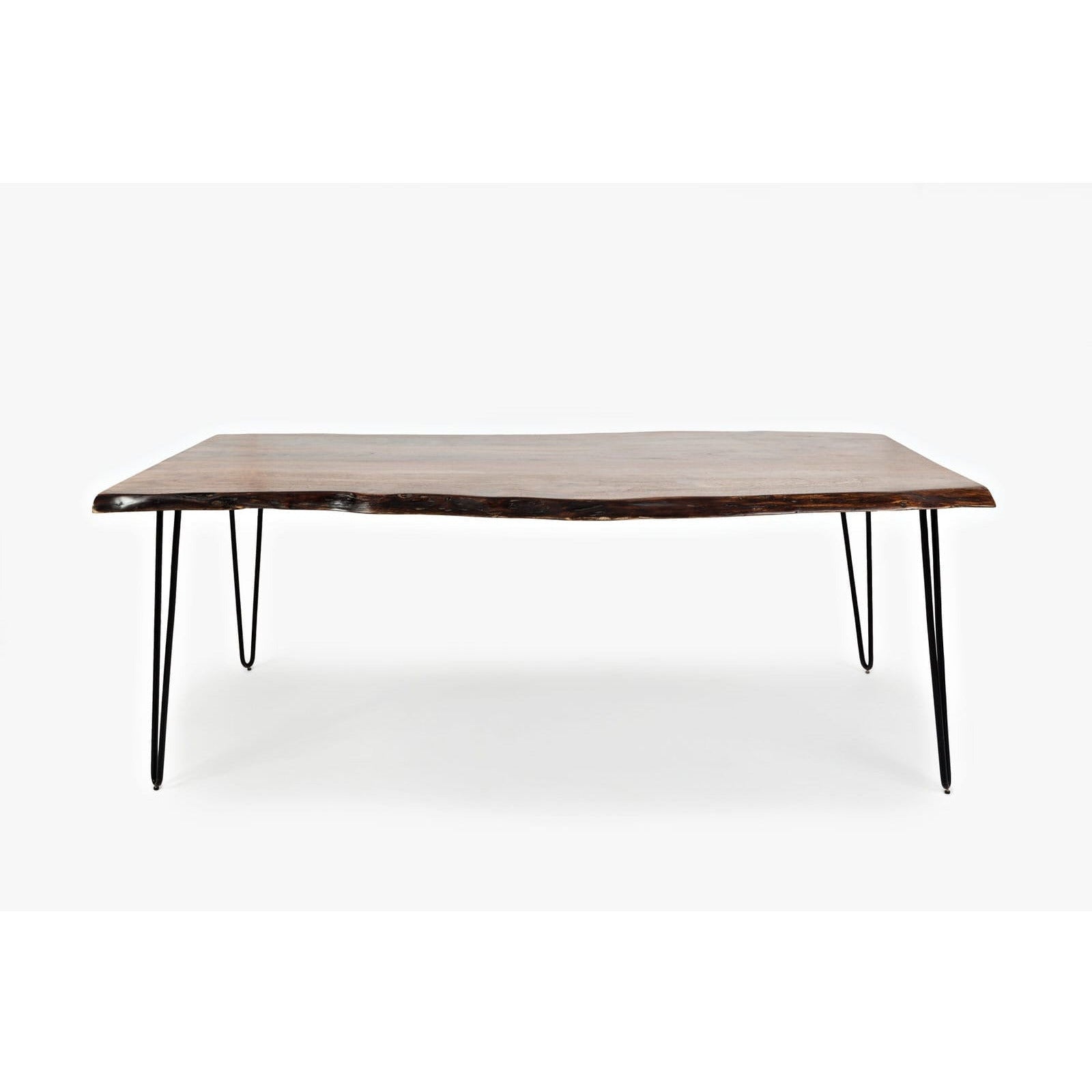 Nature's Edge Solid Wood Dining Table - Rustic Farmhouse Style for Kitchen & Dining Room - Perfect for Family Gatherings & Dinner Parties