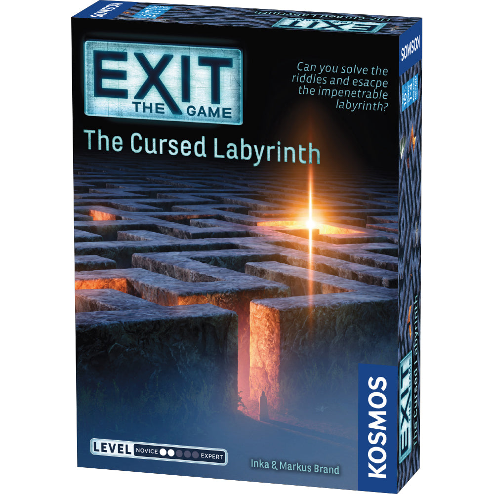 EXIT: The Cursed Labyrinth - Escape Room Board Game for Adults & Teens | Challenging Puzzle Adventure | Perfect for Family Game Night & Party Entertainment