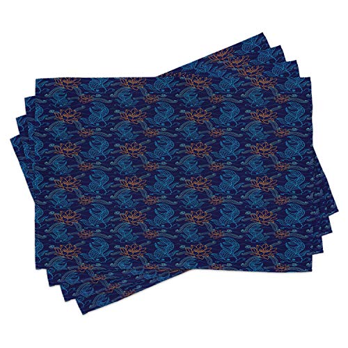 Royal Blue Aqua Orange