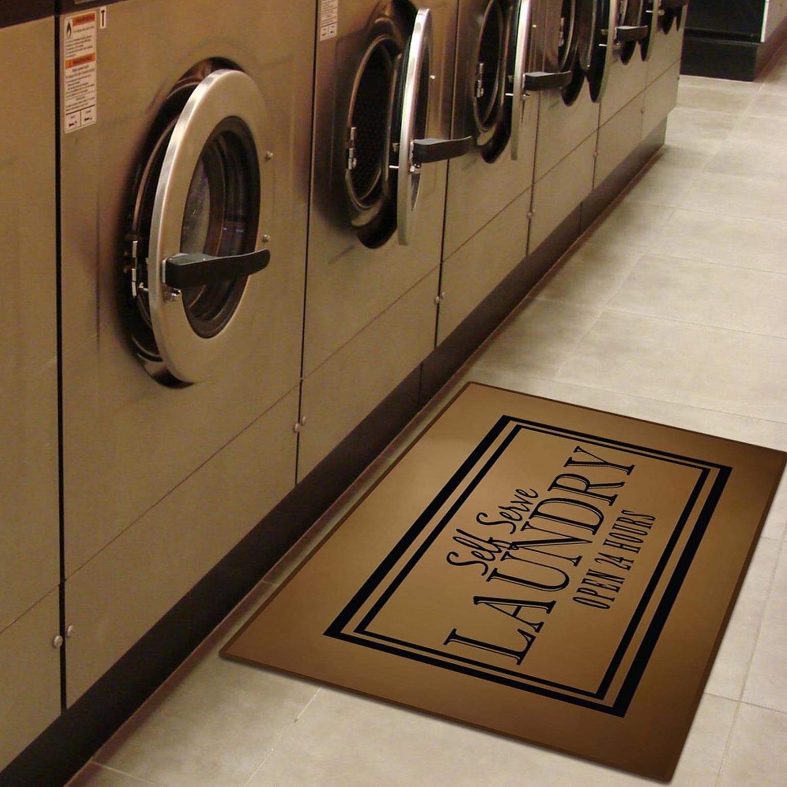 Non-Slip Washable Laundry Room Mat - Soft Kitchen Floor Rug for Mudroom, Entryway & Washroom | Durable & Absorbent Doormat for High Traffic Areas