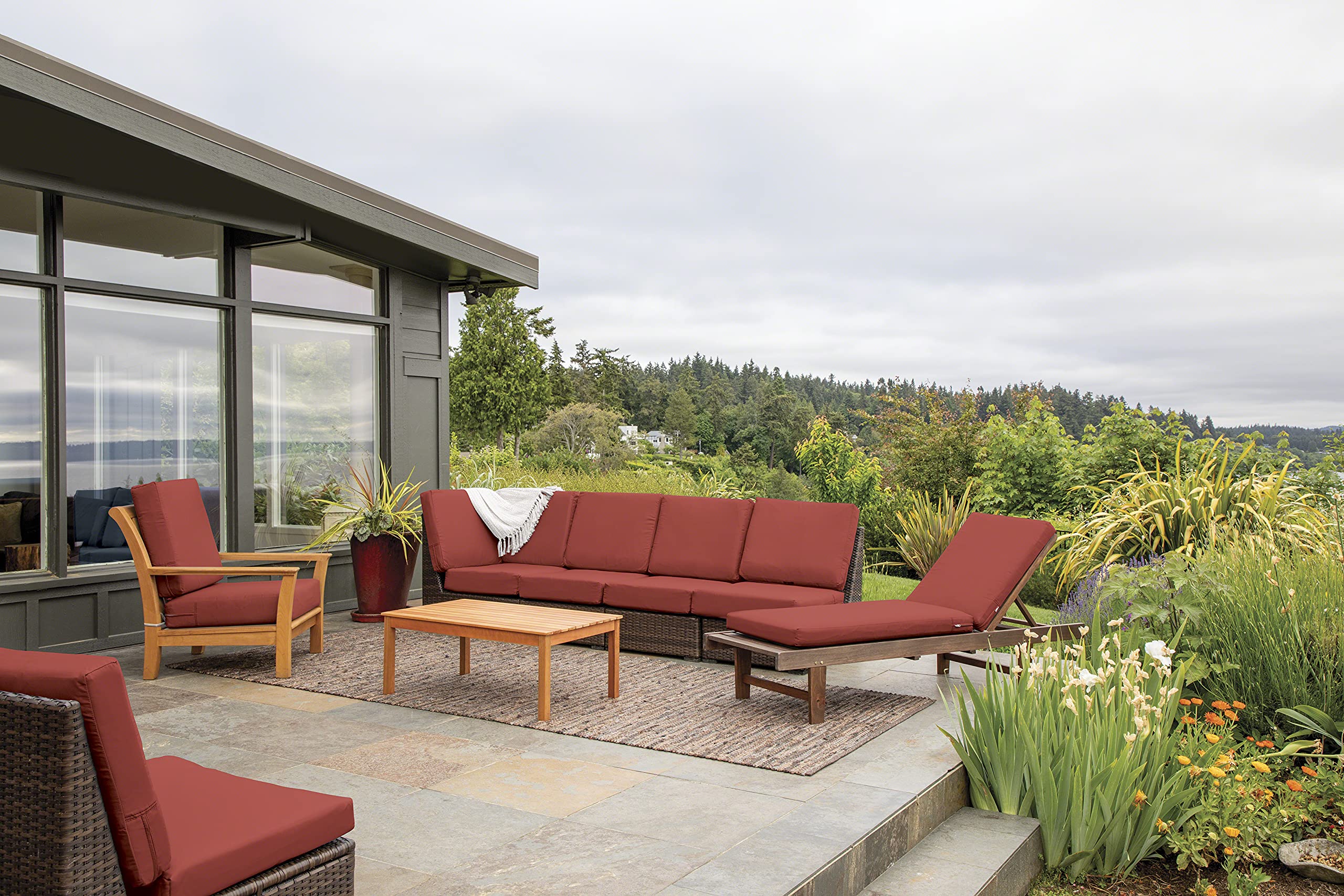 Durable Outdoor Seat Cushion Cover 23x23