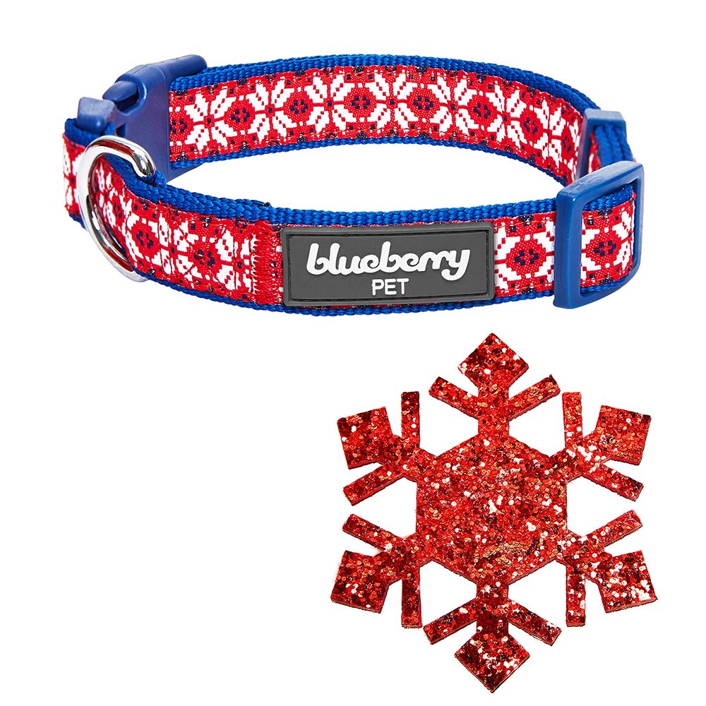 Blueberry Pet Dog Collar - Christmas Dog Collar for Large Dogs 18-26