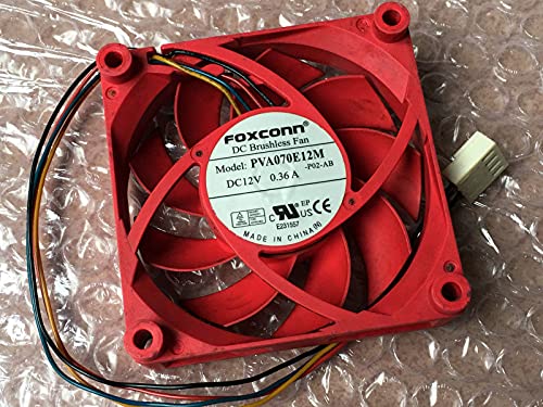 12V 7015 Chassis Cooling Fan - PVA070E12M 12V 0.36A DC Brushless Fan for PC Case, Server, Cabinet, and Electronics Cooling