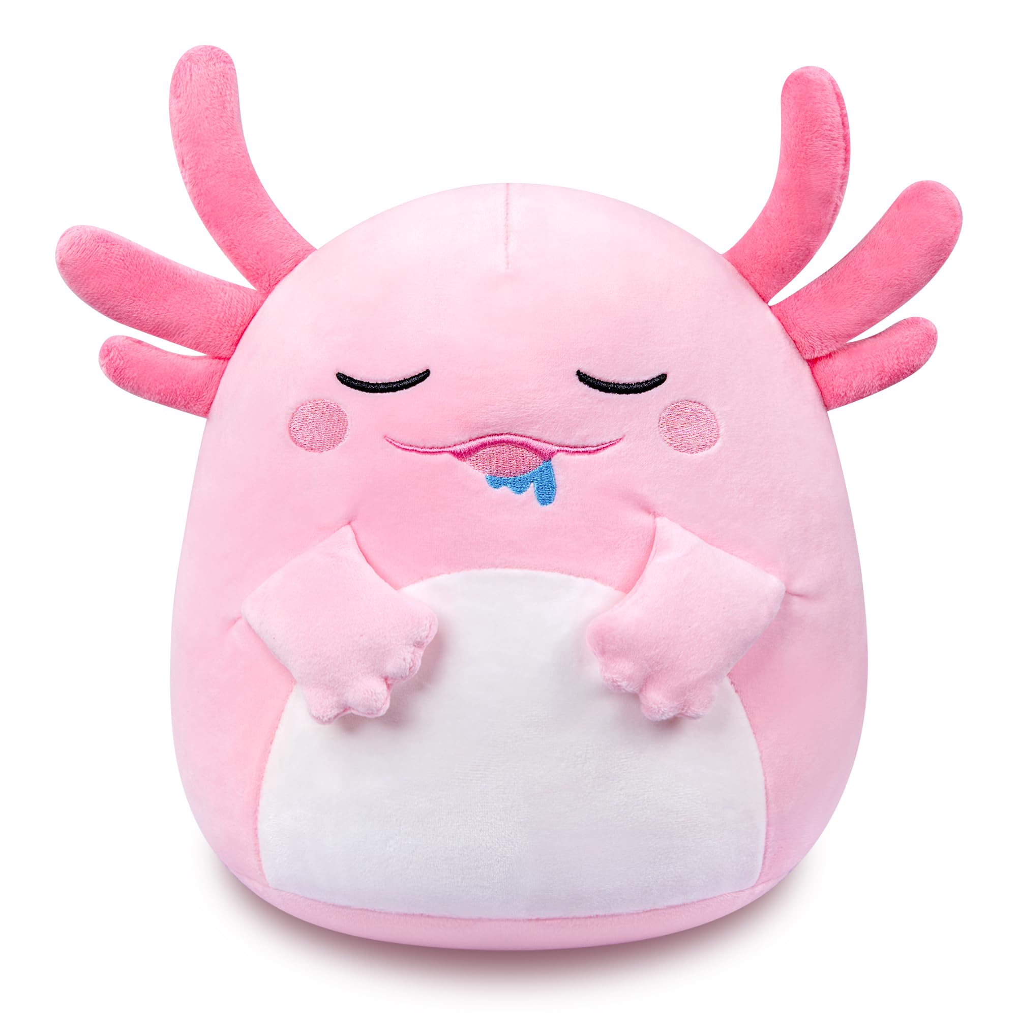 Cute Axolotl Plush Toy - Soft Stuffed Animal Pillow (9.45 inches) for Room Decor, Hugging Companion & Birthday Gifts - Perfect for Kids' Rooms, Nursery Decor, and Cuddling