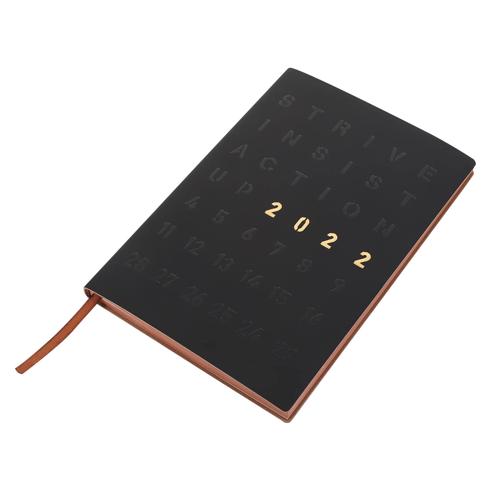 2022-2023 NUOBESTY Premium Planner Calendar - Daily/Monthly Schedule Organizer, Appointment Notebook & Travel Journal - Perfect Gift for Students, Professionals & Travelers (Black) - Ideal for Work Planning, Goal Tracking & Trip Recording