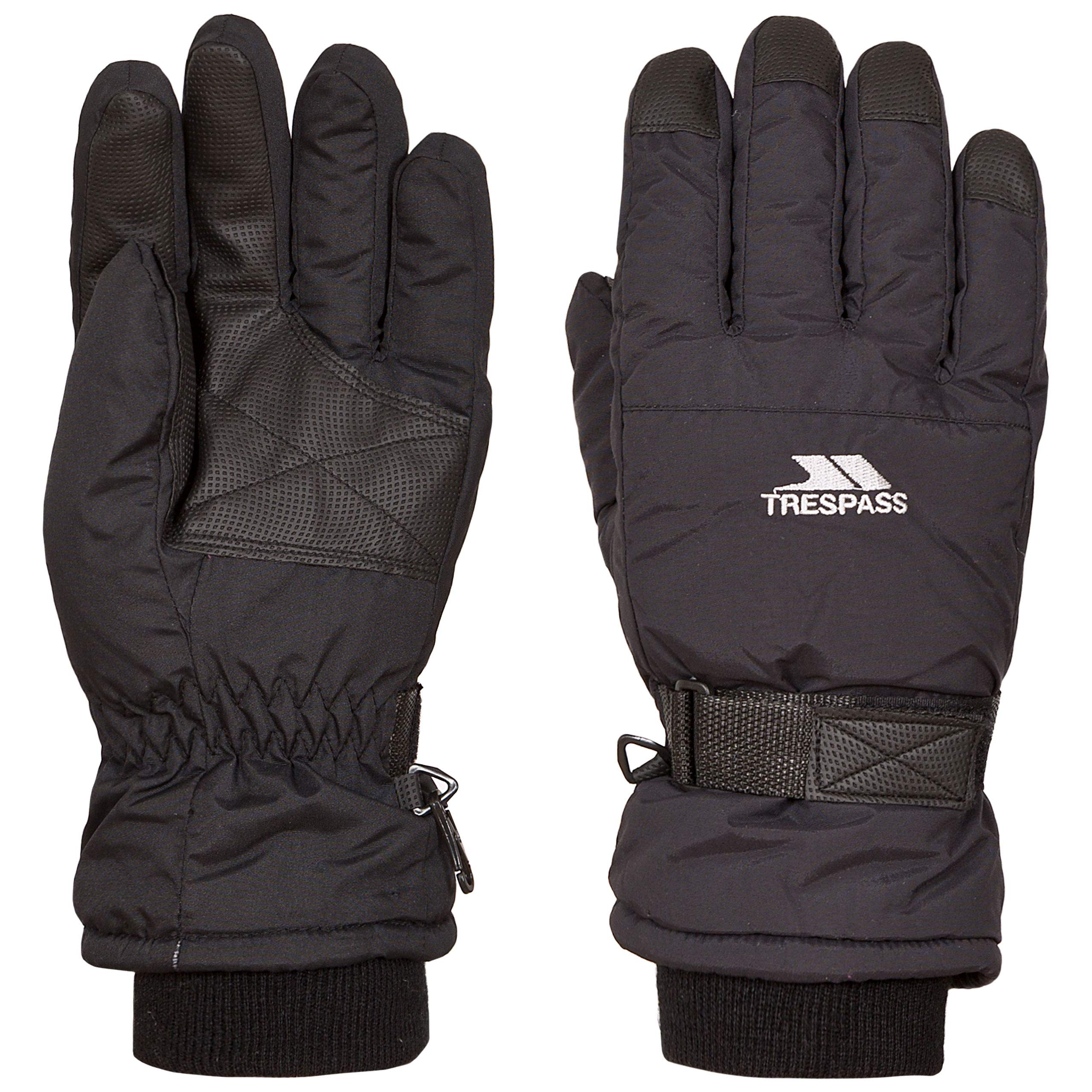 Gohan II Unisex Thermal Ski Gloves for Men & Women - Windproof Waterproof Winter Sports Gloves - Black XS - Perfect for Skiing, Snowboarding & Cold Weather Activities