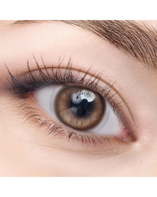 Neo Ism 1Day Pure Beige Colored Contact Lenses (50 Pack) - Natural Looking MPC Lens for Daily Wear, Perfect for Cosplay, Halloween & Special Events
