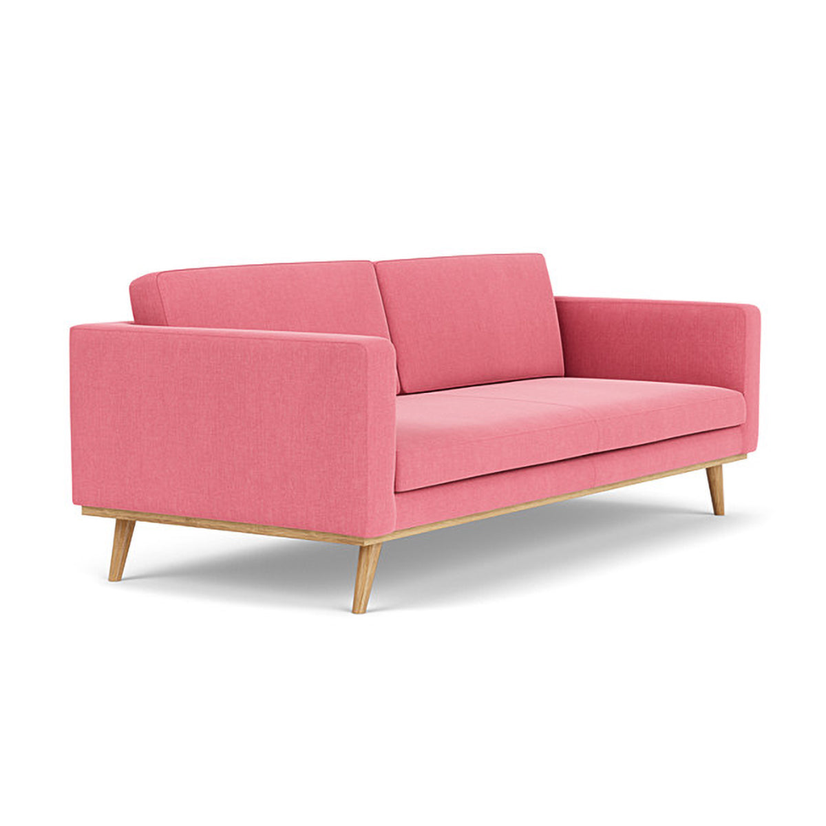 Johan Fabric 3-Seater Sofa - Comfortable Living Room Couch for Small Spaces | Perfect for Apartments, Dorms & Cozy Homes