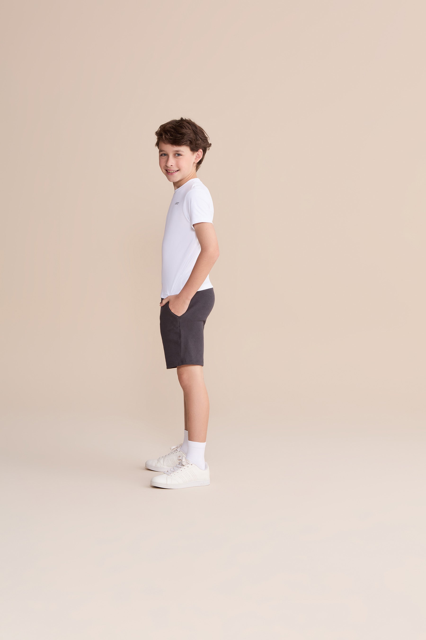 Rino Stone Kids Knit Shorts - Soft Cotton Summer Shorts for Boys & Girls - Perfect for Playtime, School & Outdoor Activities