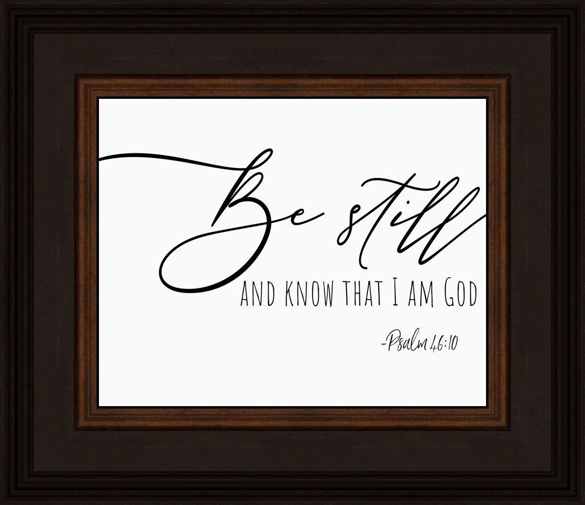 Be Still By Paige Tilly - Inspirational Wall Art Decor for Home, Office & Gifts - Perfect for Living Room, Bedroom & Meditation Space