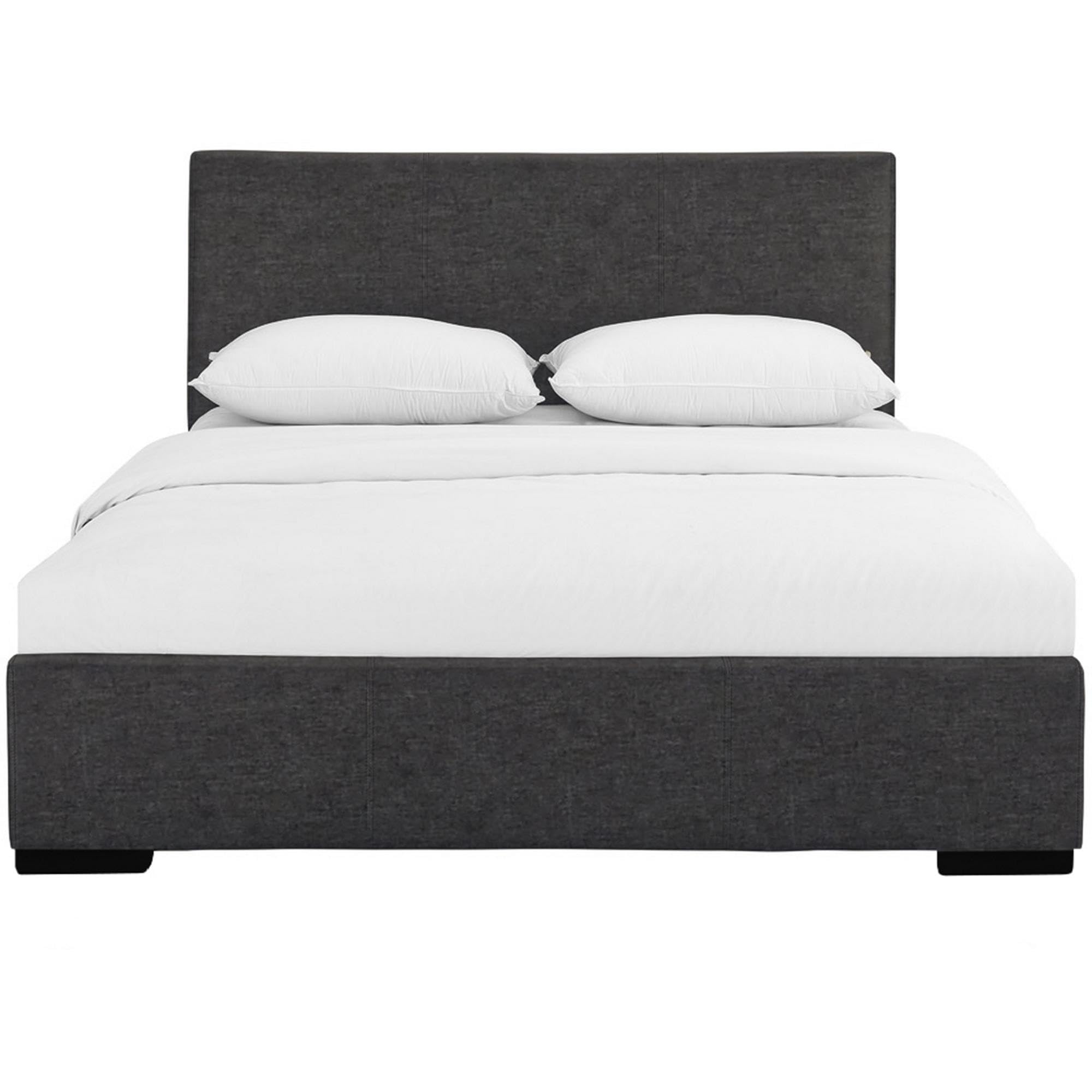 Camden Isle Upholstered King Bed Frame - Low Profile, Easy Assembly for Modern Bedrooms