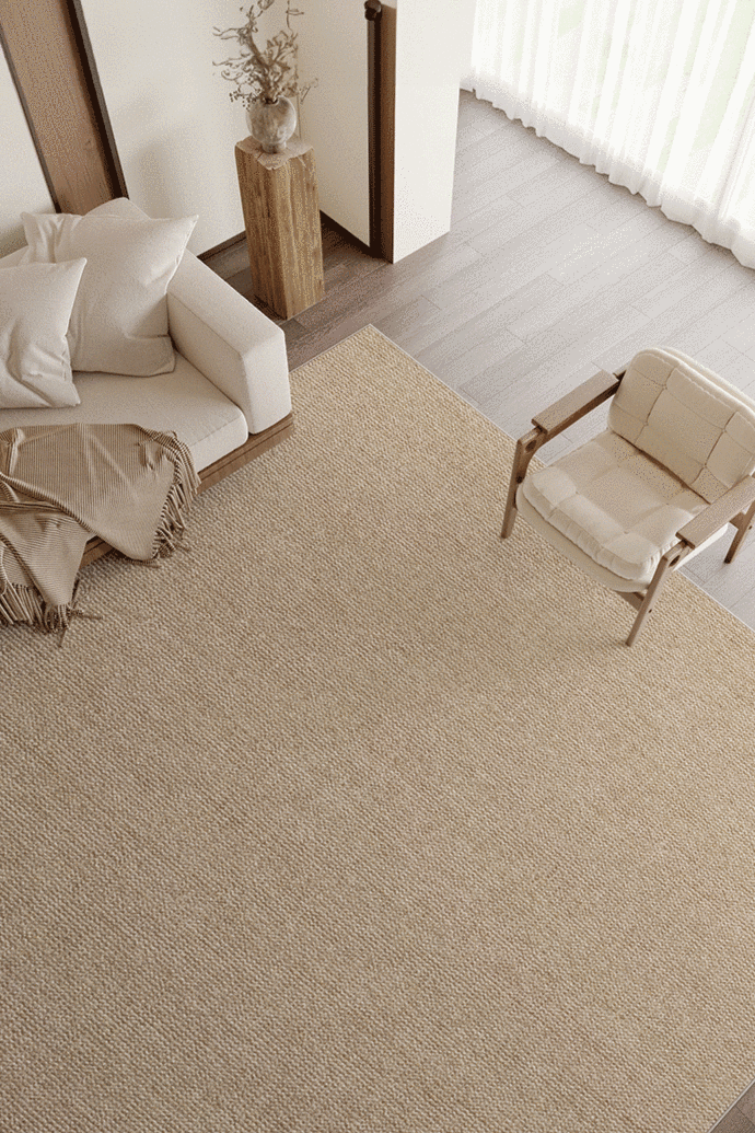 Soft and Plush Misty Shore Area Rug - Non-Slip Living Room Carpet for Bedroom, Dorm, Office - Coastal Home Decor & Comfortable Floor Mat