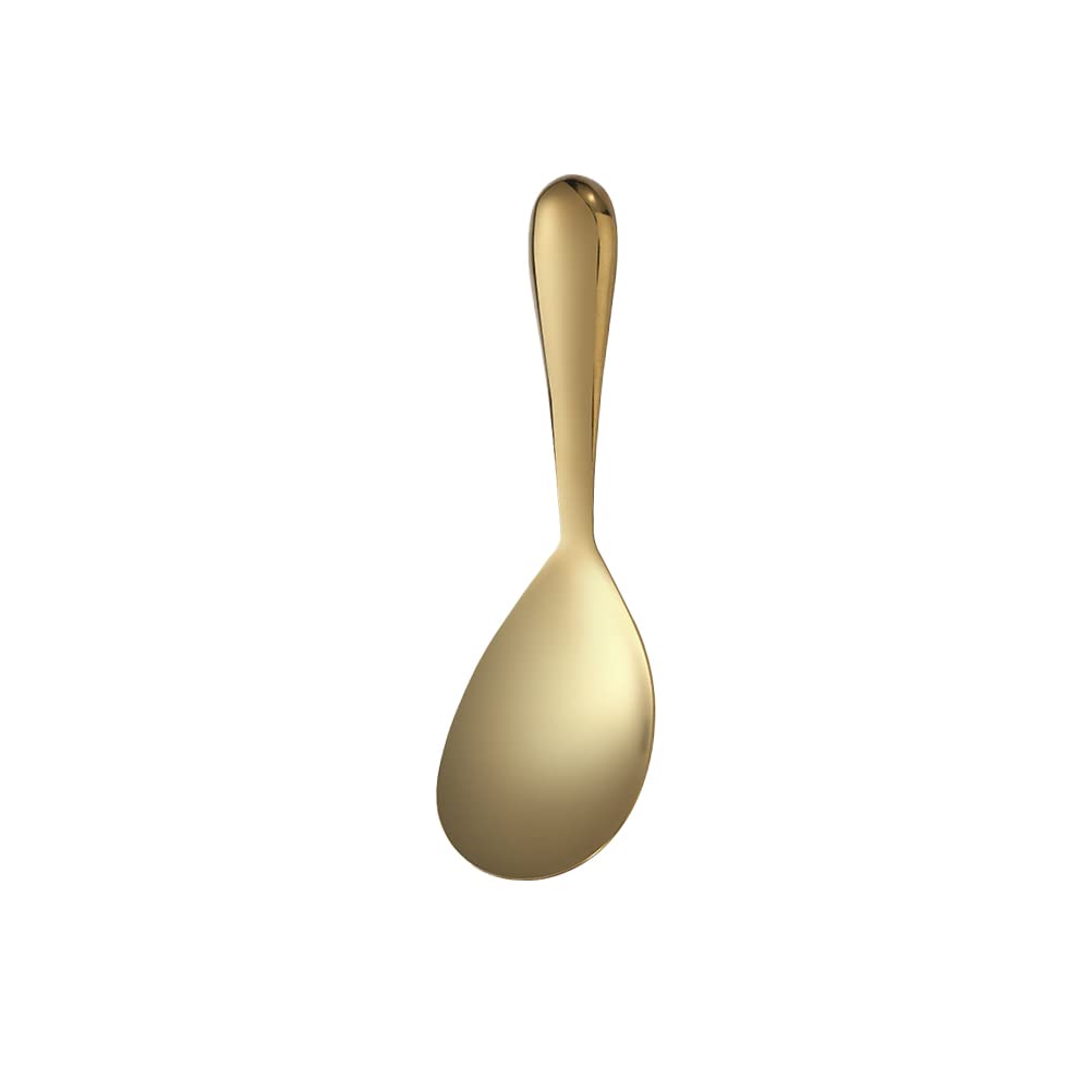 Premium Stainless Steel Honey Spoon - Thickened Mashed Potato Scoop, Rice Spoon & Cooking Spatula - Durable Kitchen Utensil for Asian Cuisine, Soup & Rice Dishes - Perfect for Home Cooking, Restaurants & Meal Prep