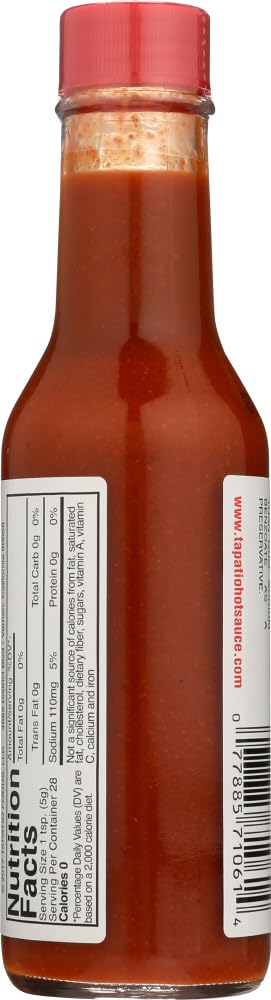 Tapatio Salsa Picante Hot Sauce 5oz (24-Pack) - Authentic Mexican Hot Sauce for Tacos, Burritos, Nachos & More - Spicy Flavor Enhancer for Home Cooking & Restaurants