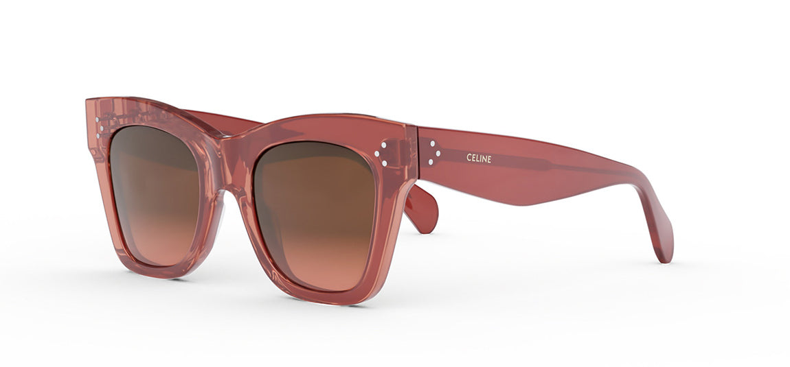 Shiny Transparent Terracotta/Brown Gradient