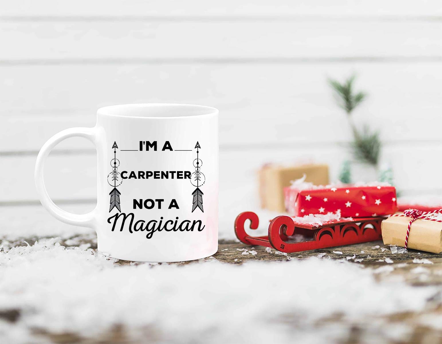 Funny Carpenter T-Shirt Gift Mug for Men & Women - Woodworker, Bricklayer, Wood Maker, Sculptor, Roofer Coffee Cup - Perfect for Workshop, Job Site & DIY Enthusiasts